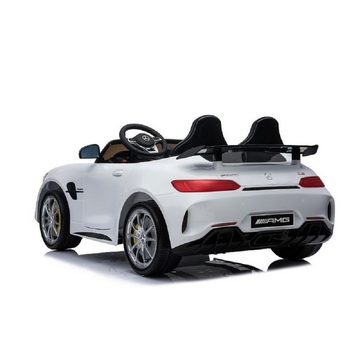 ES-Toys Elektro-Kinderauto Kinder Elektroauto Mercedes GT R AMG, Belastbarkeit 50 kg, Zweisitzer, EVA-Reifen, 2x 35W