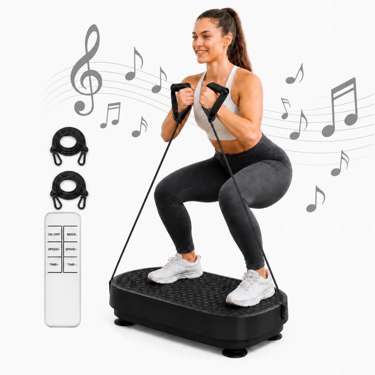 Vibrationsplatte Trainingsgerät, Angetriebene Vibrationsplattform bis 150/200kg
