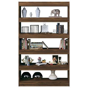 furnicato Bücherregal Bücherregal/Raumteiler Braun Eichen-Optik 100x30x166 cm