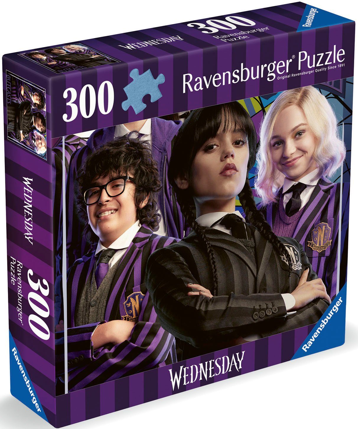 Ravensburger Puzzle Wednesday, Outcasts are in, 300 Puzzleteile, Made in Eu günstig online kaufen