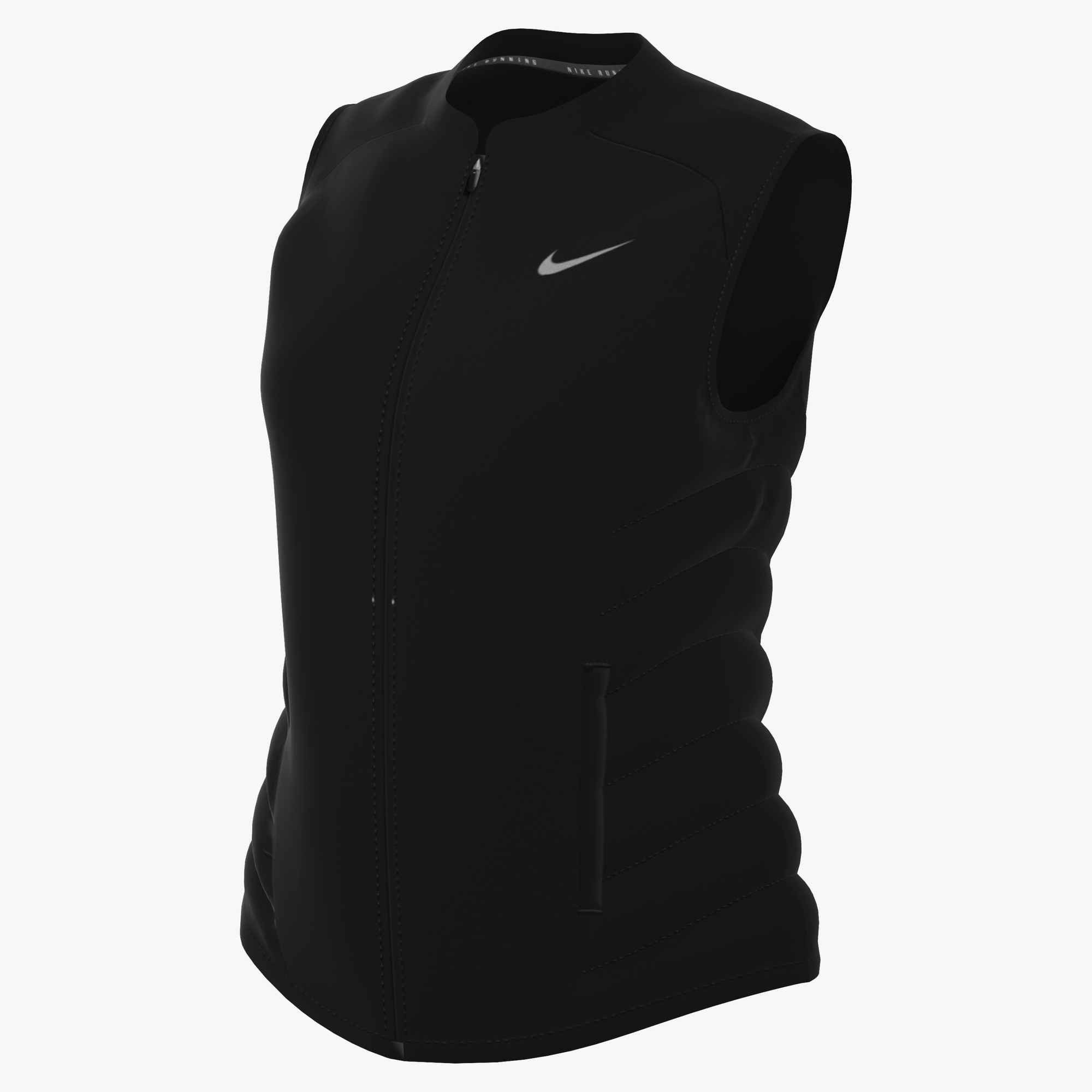 Nike Funktionsweste W NK TEMPO RPL WRM VEST mit minimalistischem Kragen, wasserabweisend, pflegeleicht – Bild 3 von 4