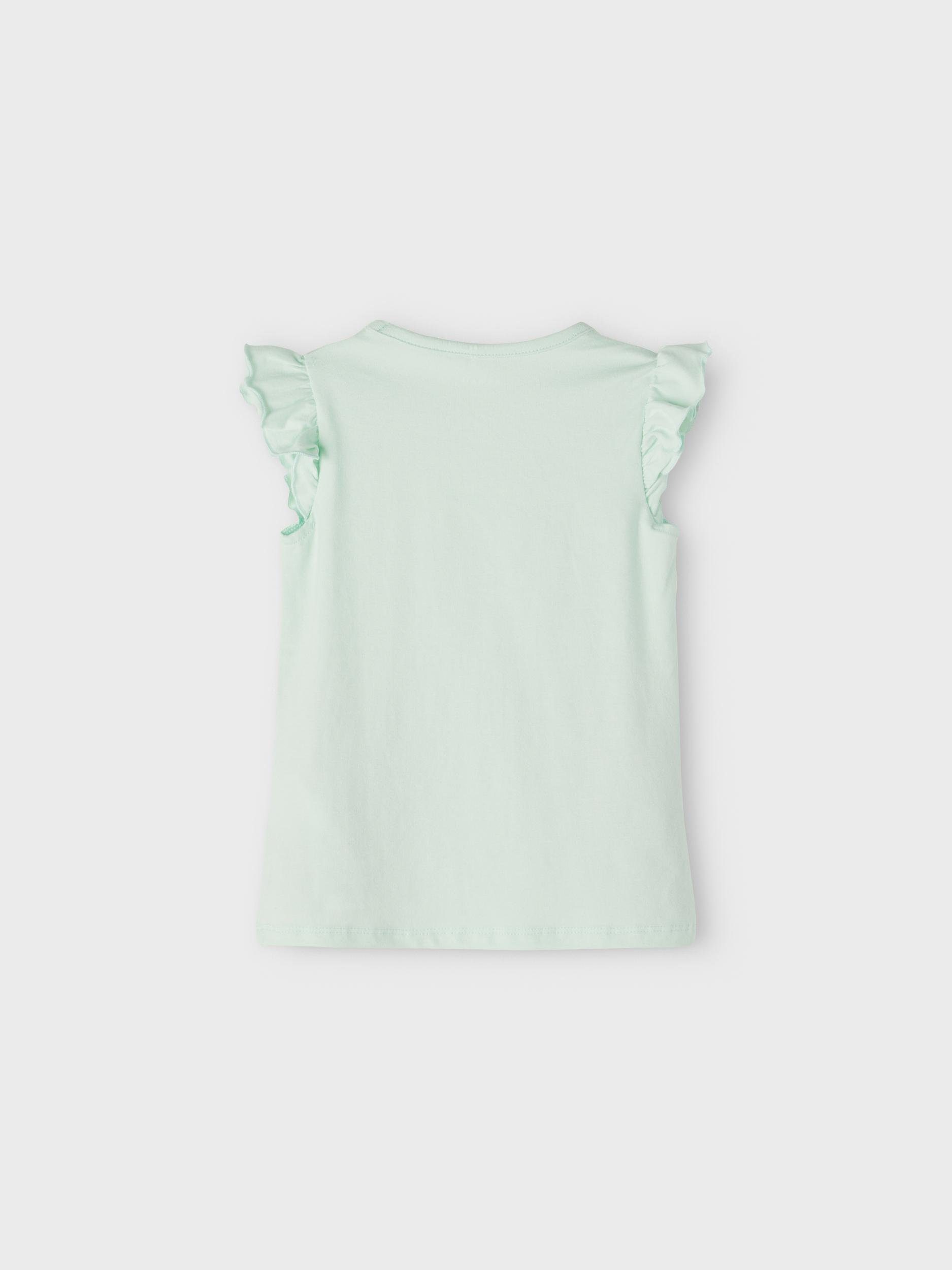 Name It T-Shirt Name lizensiertem Kurzarm Frontprint T-Shirt "Greta Gris" mit Mädchen It mit (1-tlg) Glacier mit Print
