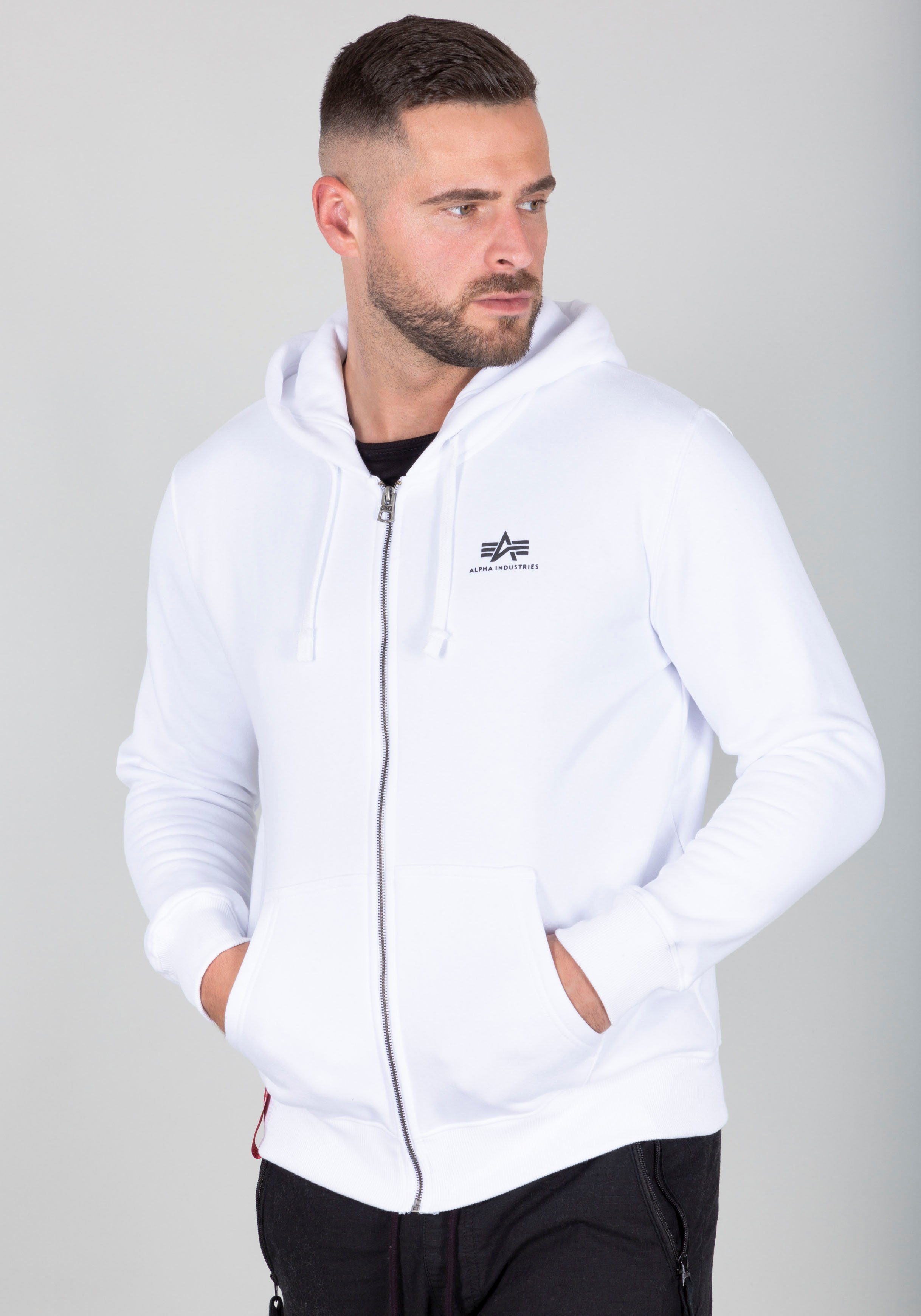 Alpha Industries Kapuzensweatjacke Basic Zip Hoody SL günstig online kaufen