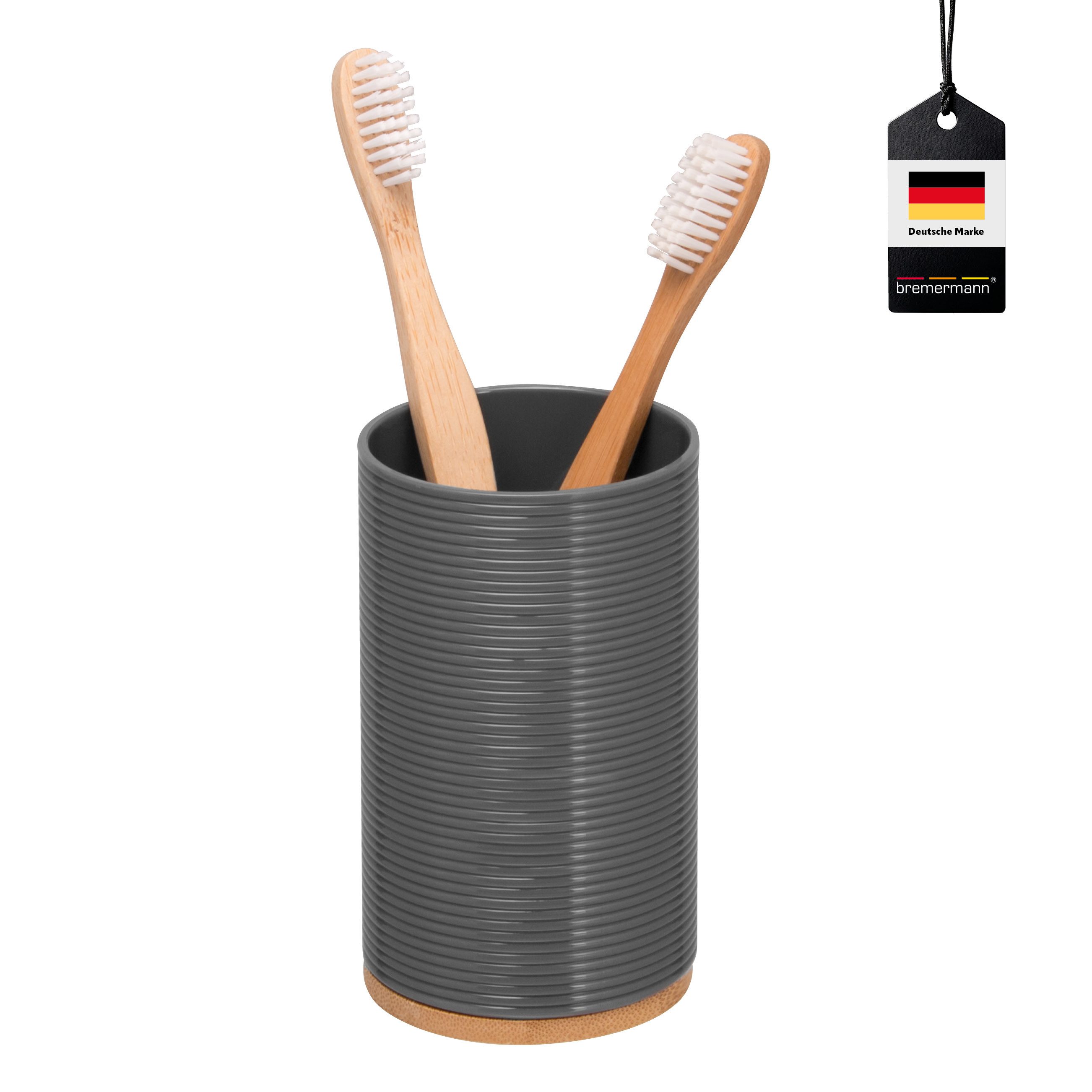 bremermann Zahnputzbecher Zahnputzbecher SEGNO aus Bambus und Kunststoff // günstig online kaufen