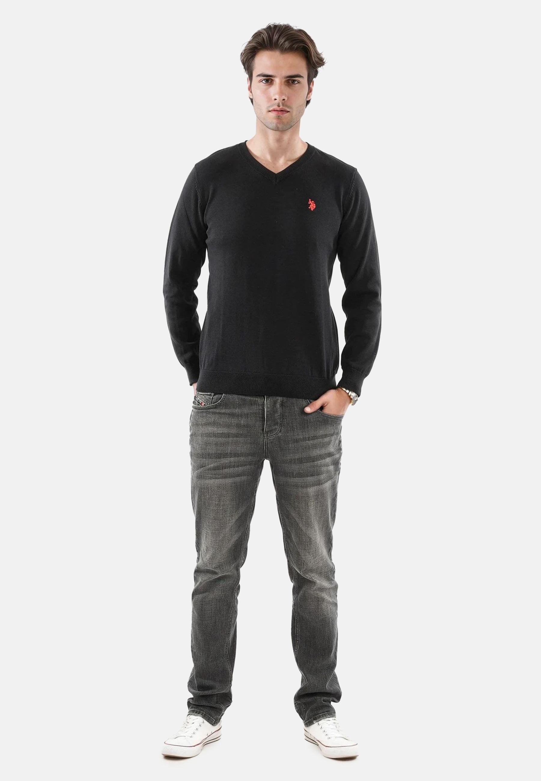 U.S. Polo Assn. V-Ausschnitt-Pullover Pullover USPhil – Herren V-Neck Class günstig online kaufen