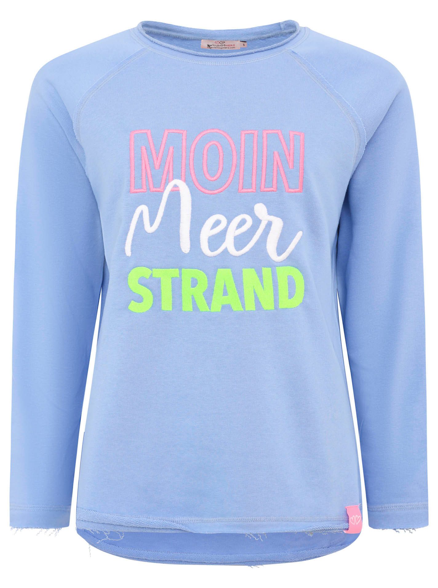 Zwillingsherz Hoodie "Moin Meer Strand" mit günstig online kaufen