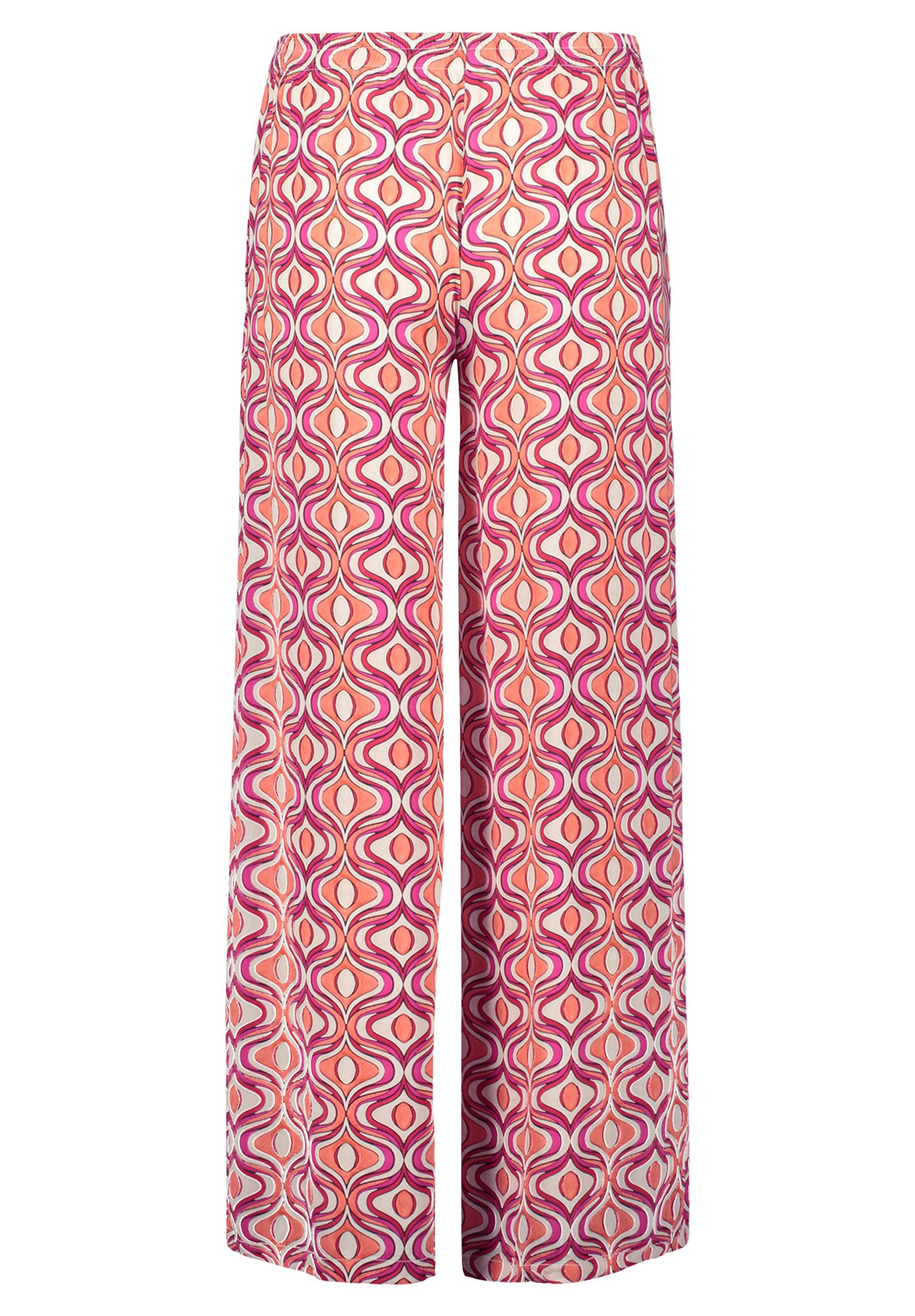 Cartoon Palazzohose Damen mit Gummizug Bindeband