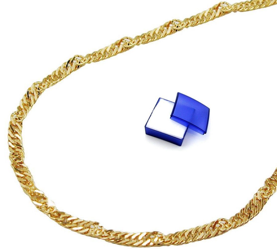 unbespielt Goldkette »Halskette Kette 1,3 mm Singapurkette 14 Karat Gold 45  cm lang inklusive Schmuckbox«, Goldschmuck für Damen und Herren online  kaufen | OTTO