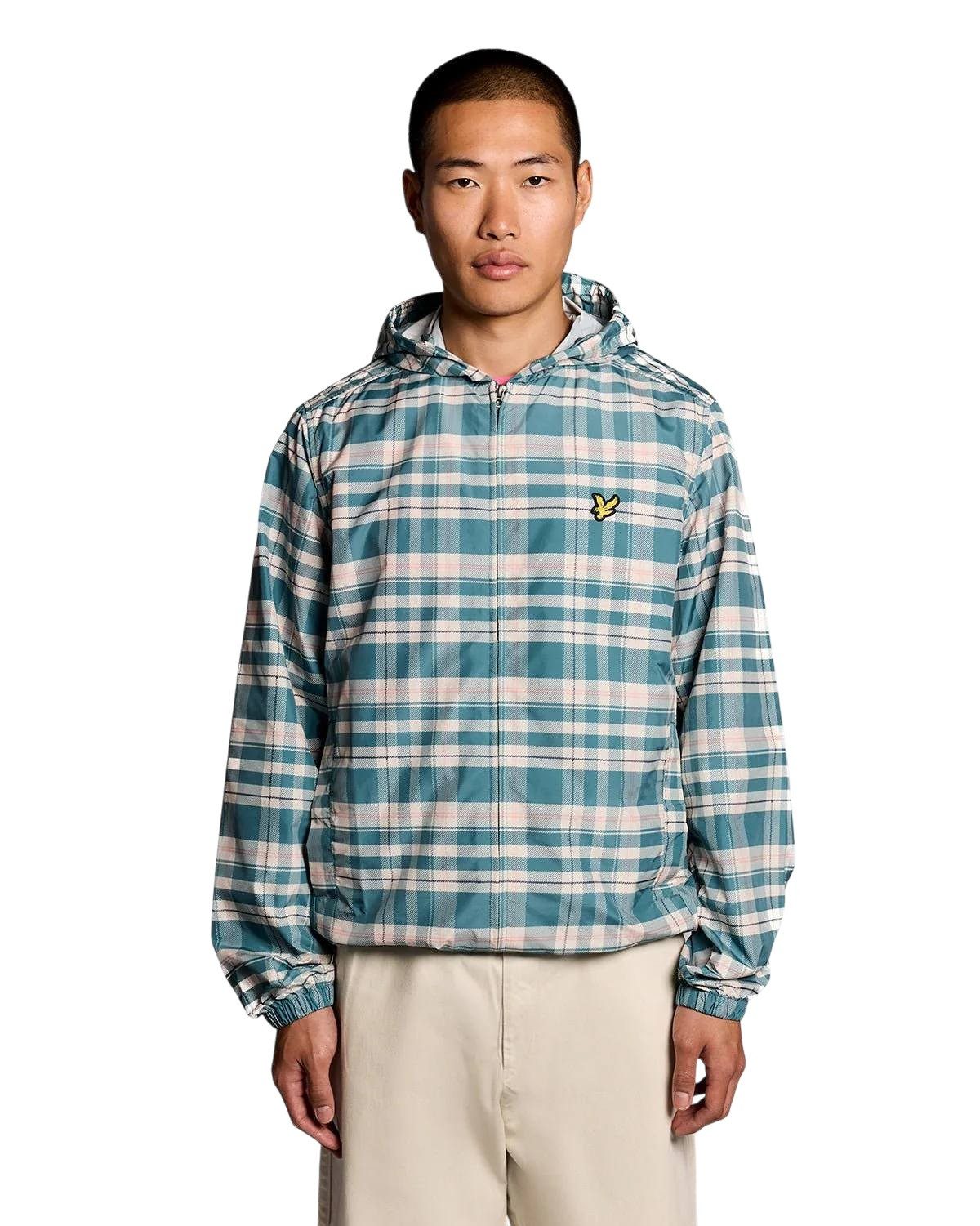 Lyle & Scott Outdoorjacke Jacke Lyle&Scott Tartan Hooded Zip Throu Schottenmuster