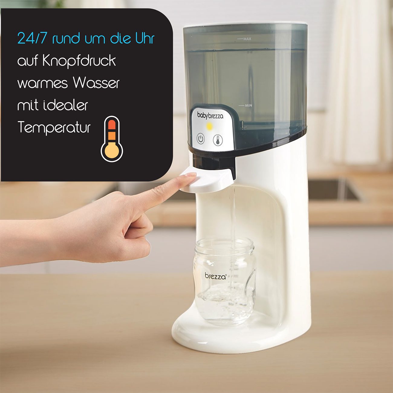 Baby Brezza Babyflaschenwärmer, Instant Temperatur warmes der idealen Wasser sofort Warmer - mit