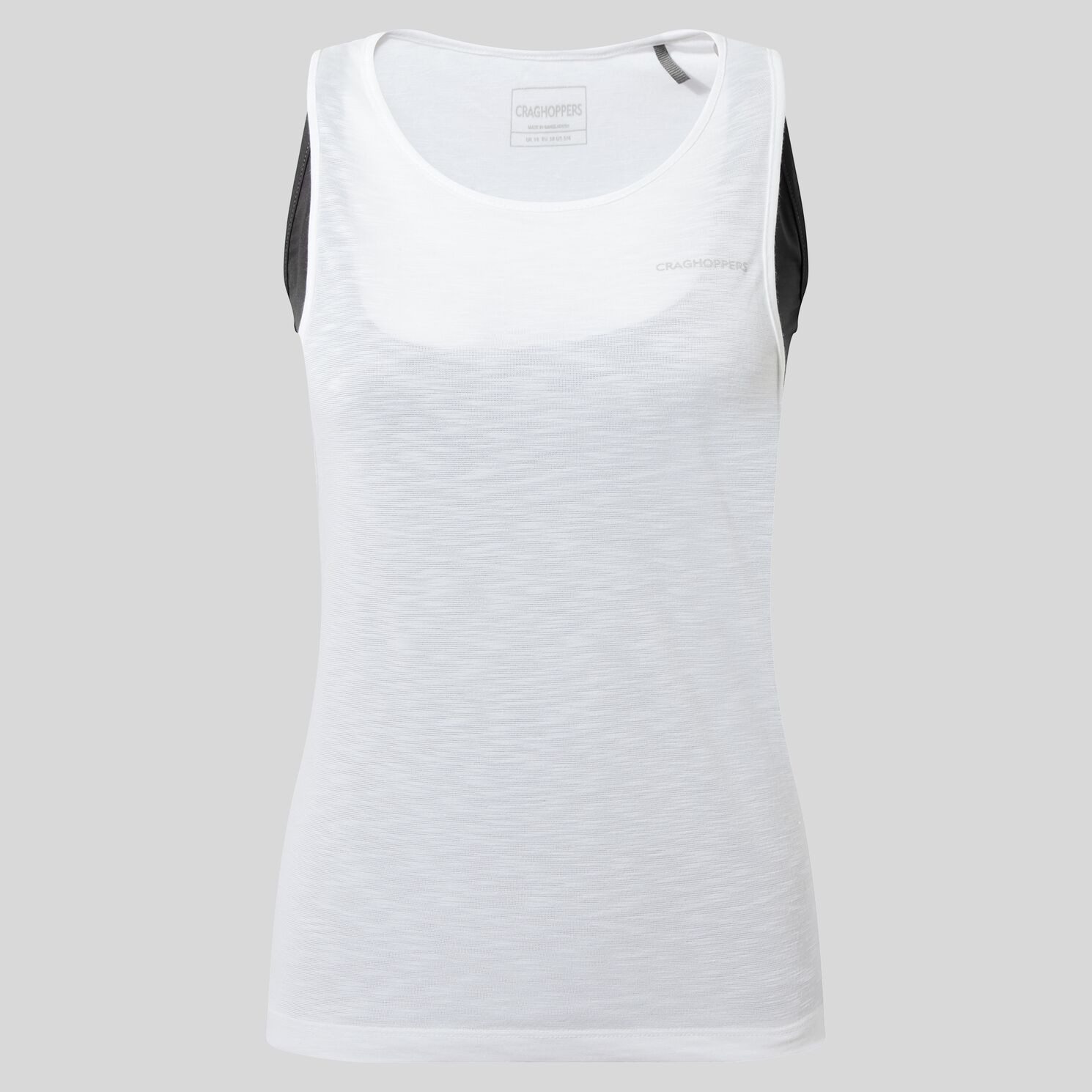 Craghoppers T-Shirt Craghoppers Damen Primrose 3-in-1 Active Vest Tank Top, white