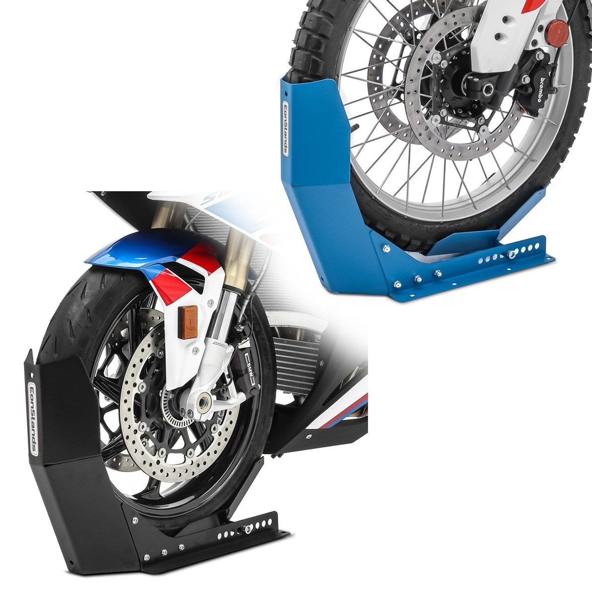 ConStands Motorradheber Set Transportständer Easy-Fix + Transportständer S5