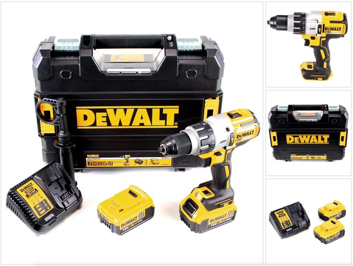 DeWalt Schlagbohrmaschine DCD 996 M2 Akku Schlagbohrschrauber 18 V 95 Nm Brushless + 2x Akku 4