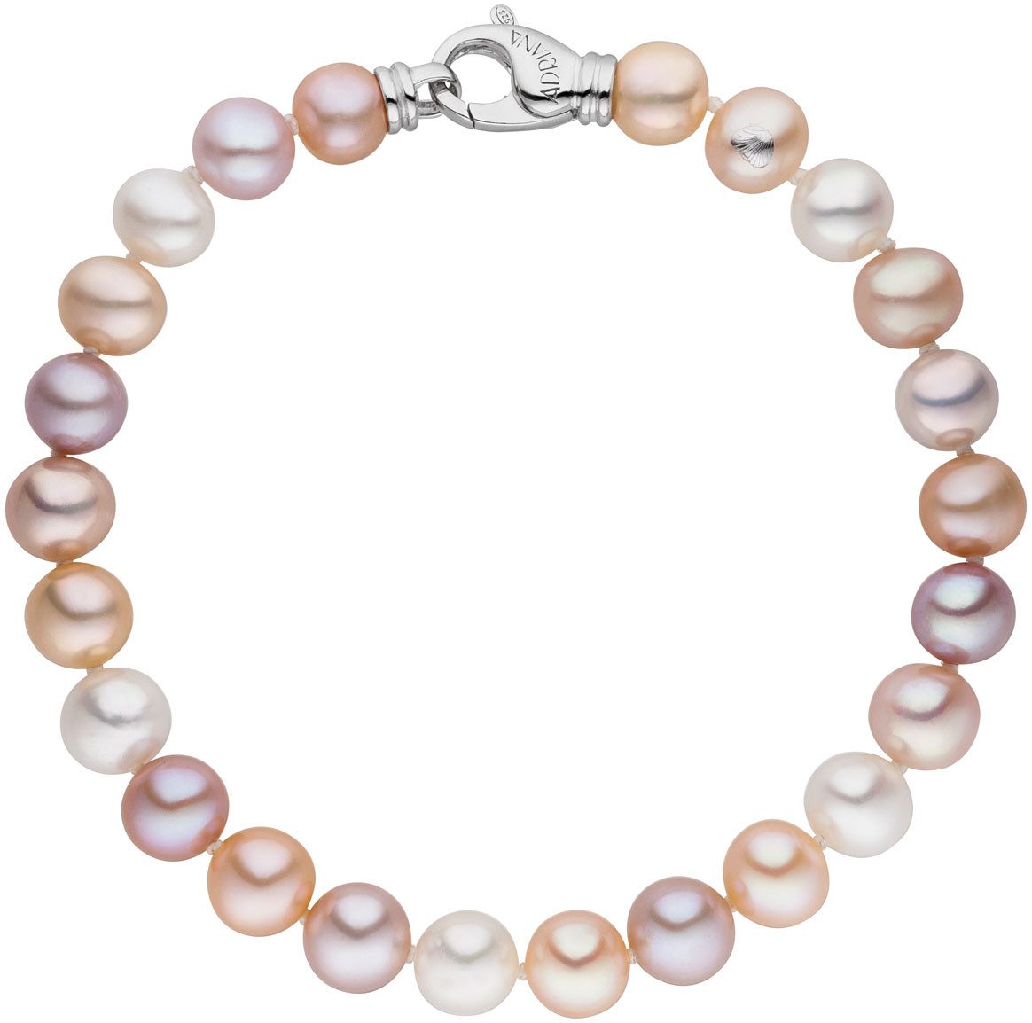 Perlenarmband Schmuck Geschenk Silber 925 Armband Armkette Monterosso, M10-7
