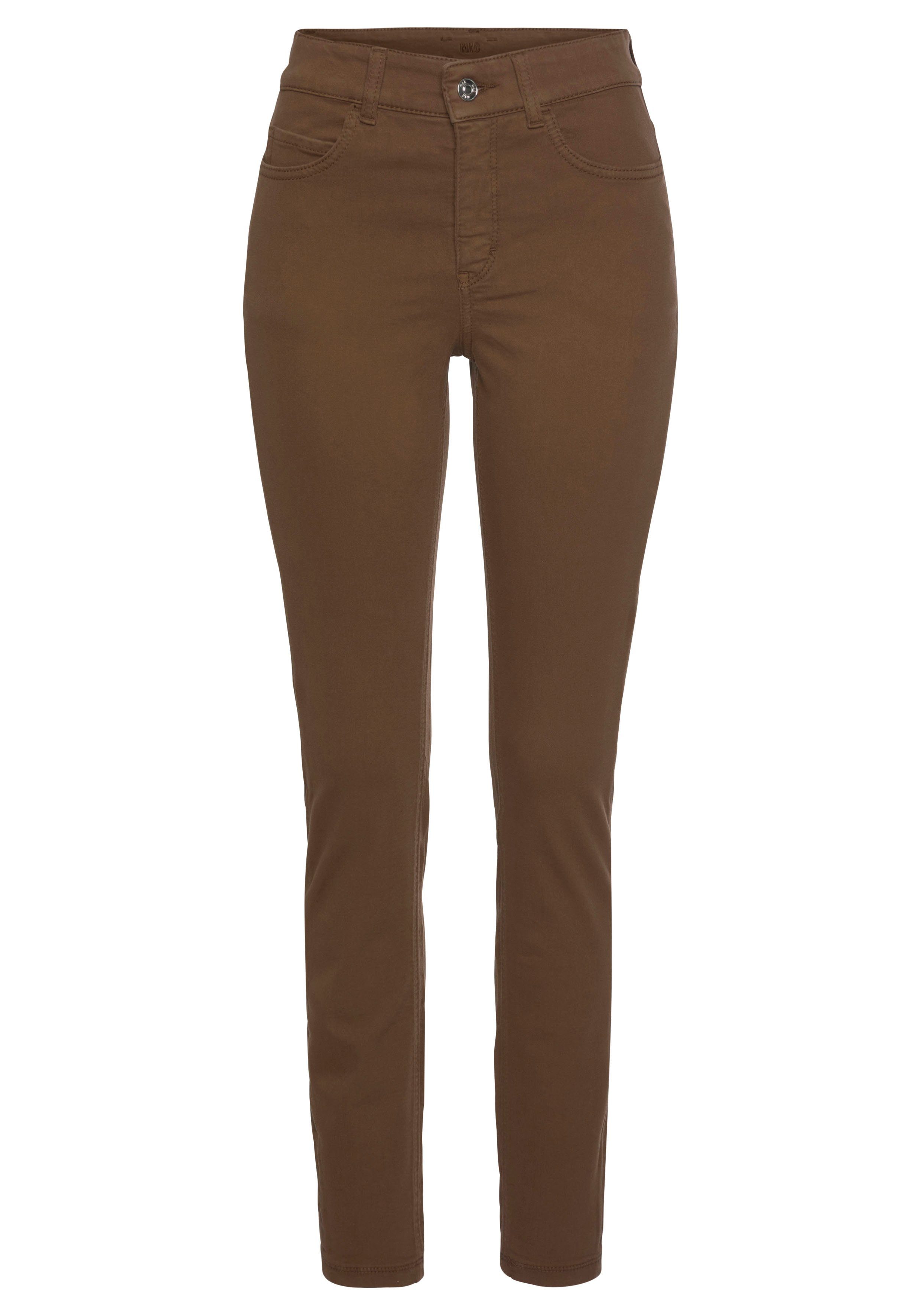 bequem den Hiperstretch-Skinny fawn sitzt Tag ganzen Skinny-fit-Jeans Qualität MAC Power-Stretch brown