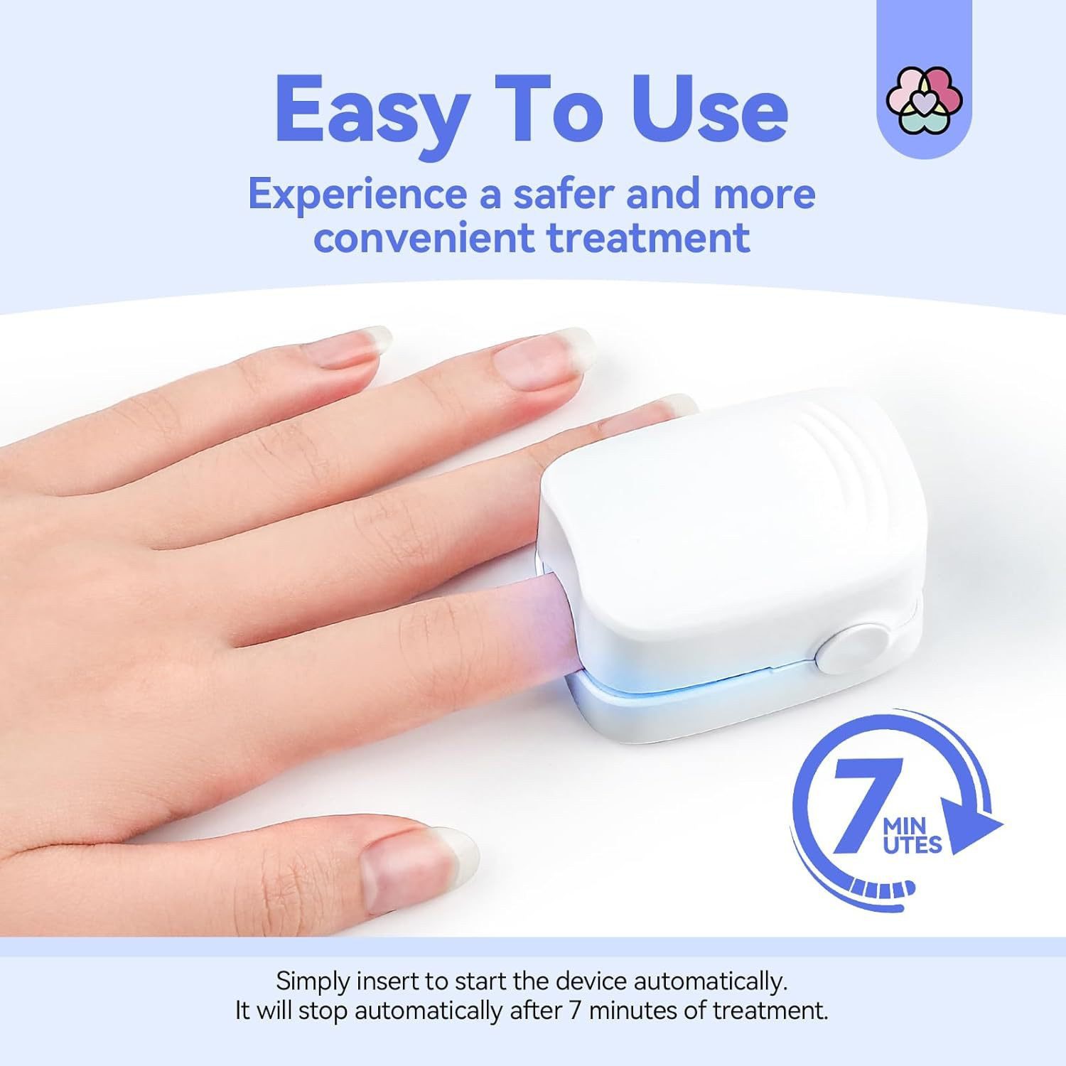 POPOLIC Lichthärtungsgerät Nagelreinigungsgerät für Gelnägel & Pflege der Nageloberfläche, mit 470 nm Blaulicht+910 nm Infrarotlicht(Unsichtbares Licht), Wiederaufladbares tragbares Nagelpflegegerät