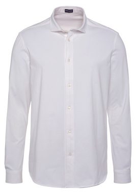 Bruno Banani Langarmhemd Jersey Hemd komfortabel wie ein T-Shirt