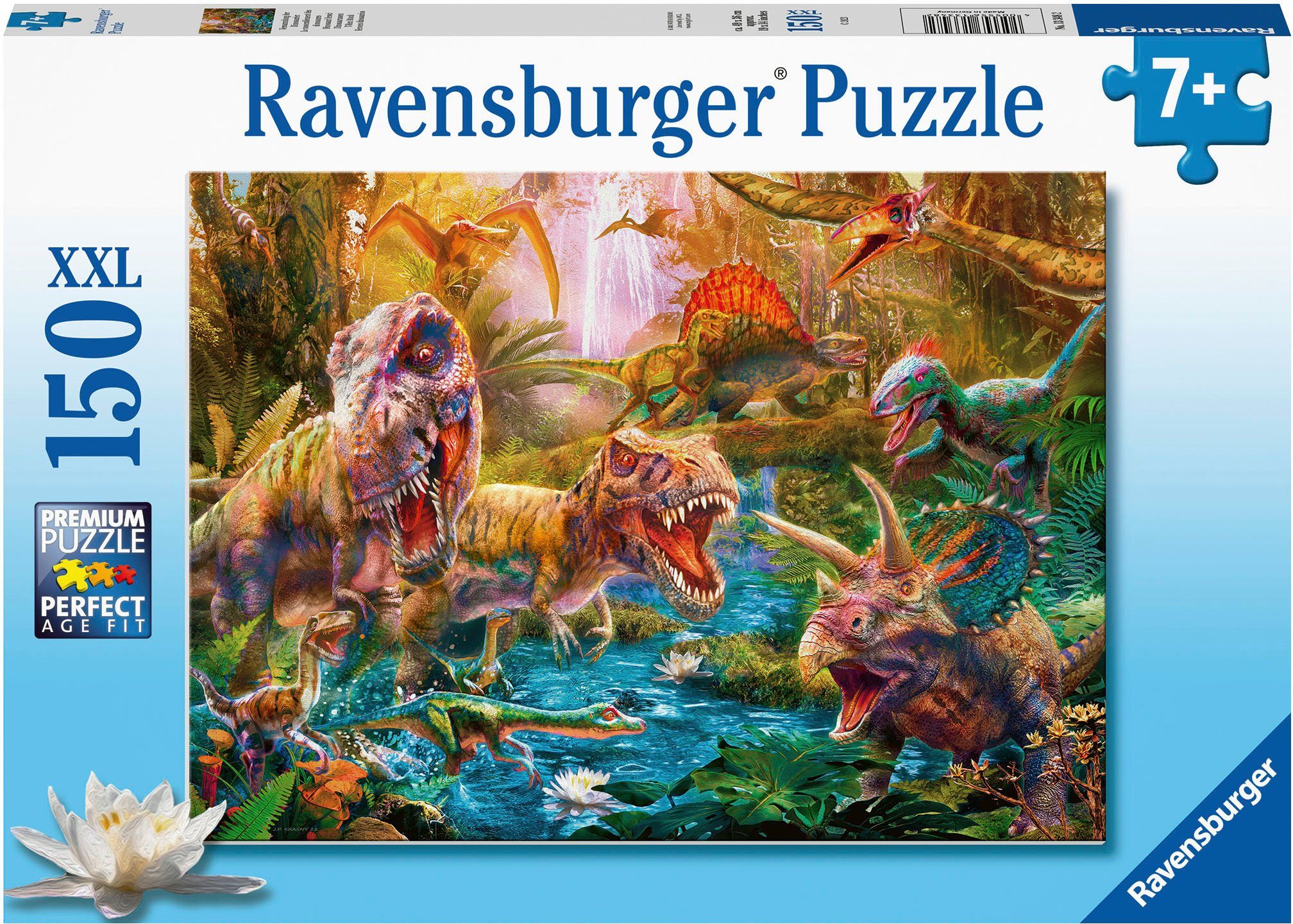 Puzzle FSC®- Germany; schützt der Versammlung Ravensburger weltweit Puzzleteile, 150 Dinosaurier, - in Wald Made