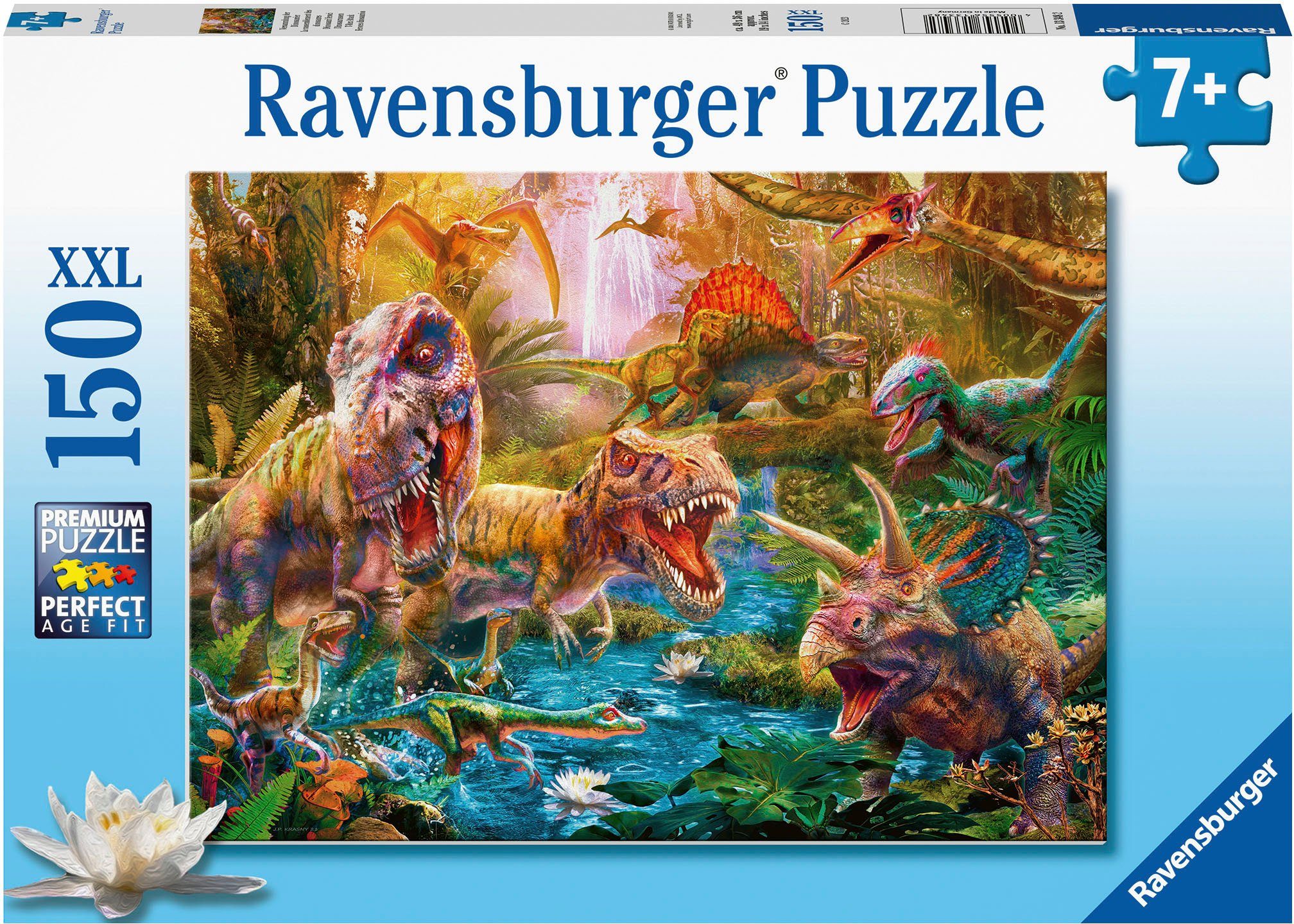 Ravensburger Puzzle Versammlung der Dinosaurier, 150 Puzzleteile, Made in G günstig online kaufen