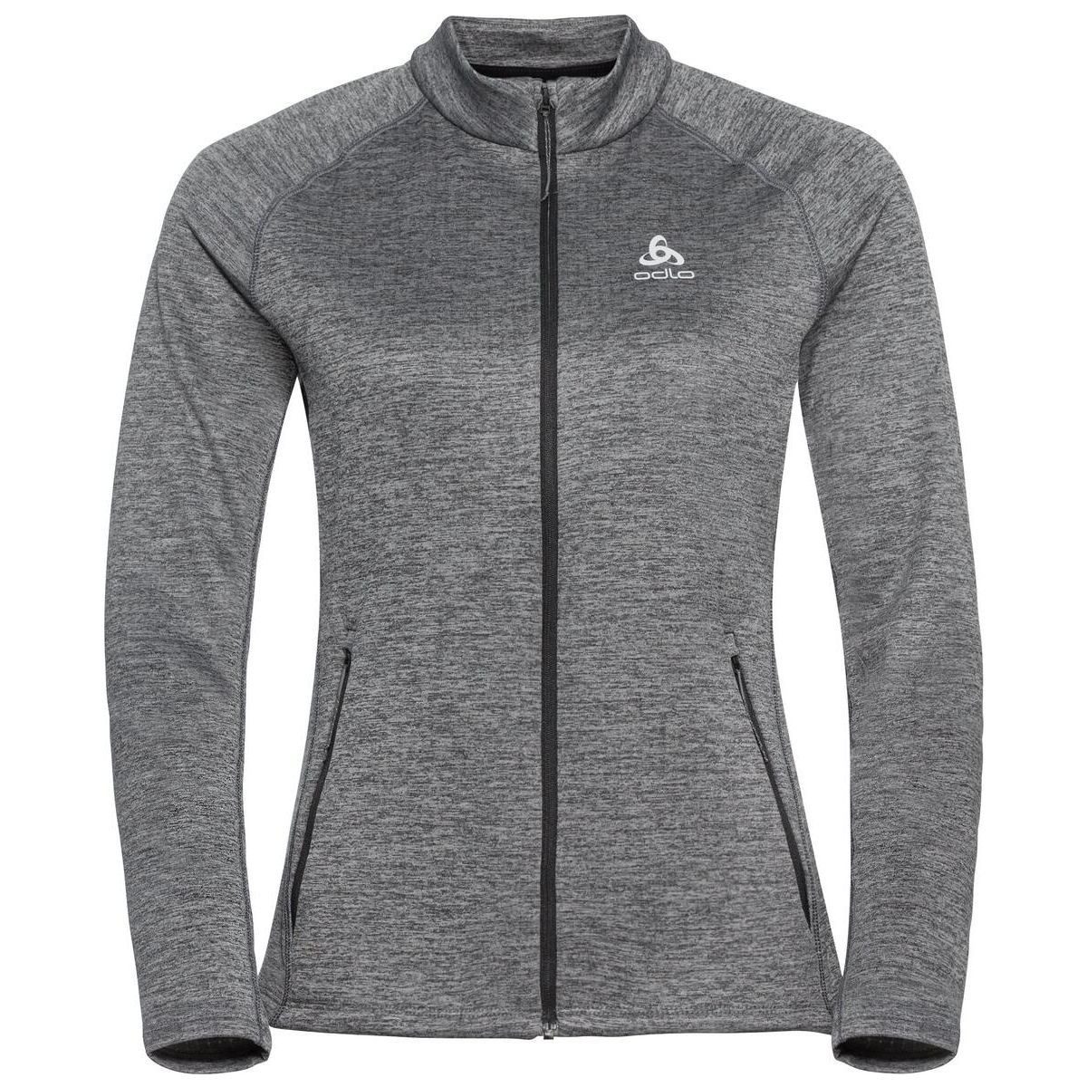 Odlo Fleecejacke The Tencia Mid Layer Zip Maximale Wärme und Bewegungsfreiheit bei minimalem Gewicht für