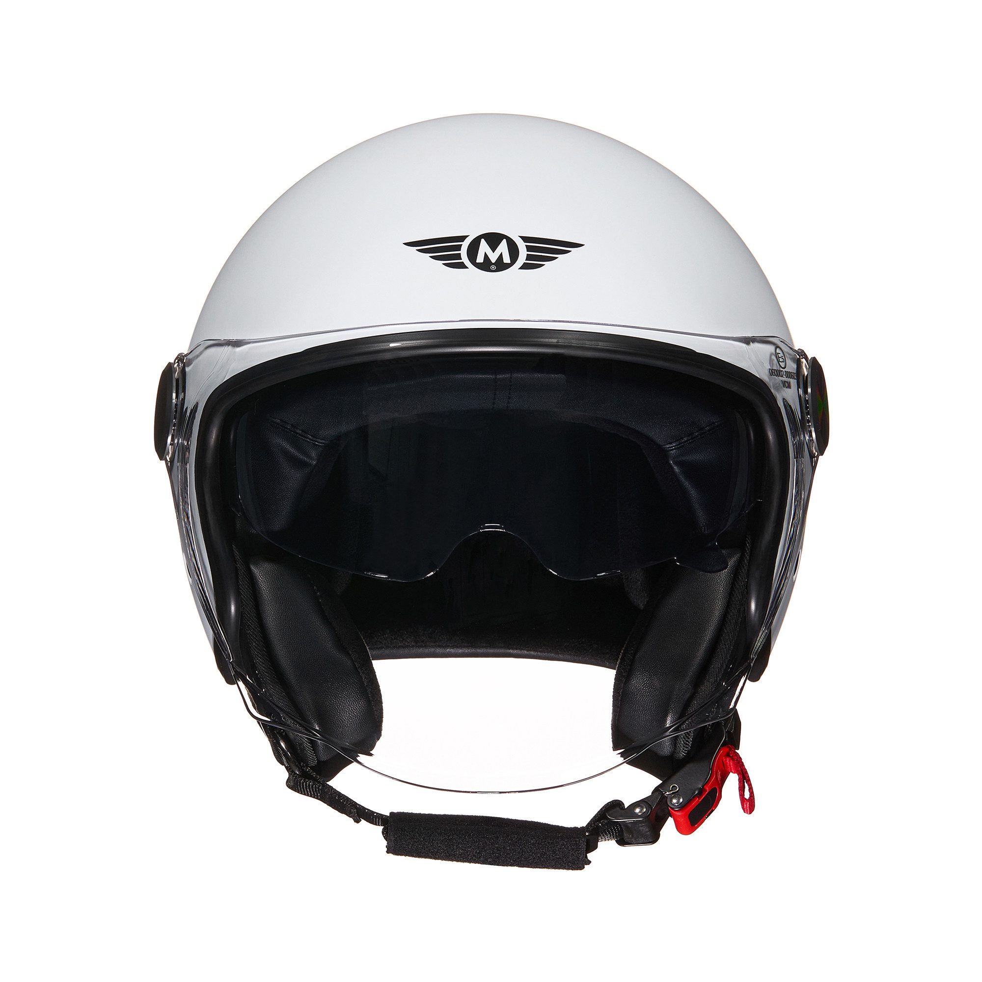 MOTO HELMETS Motorradhelm Integralhelm Motorrad Full Helm AV-63, Für Motorrad und Roller, Schnellverschluss, Sonnenvisier, nur 1050g