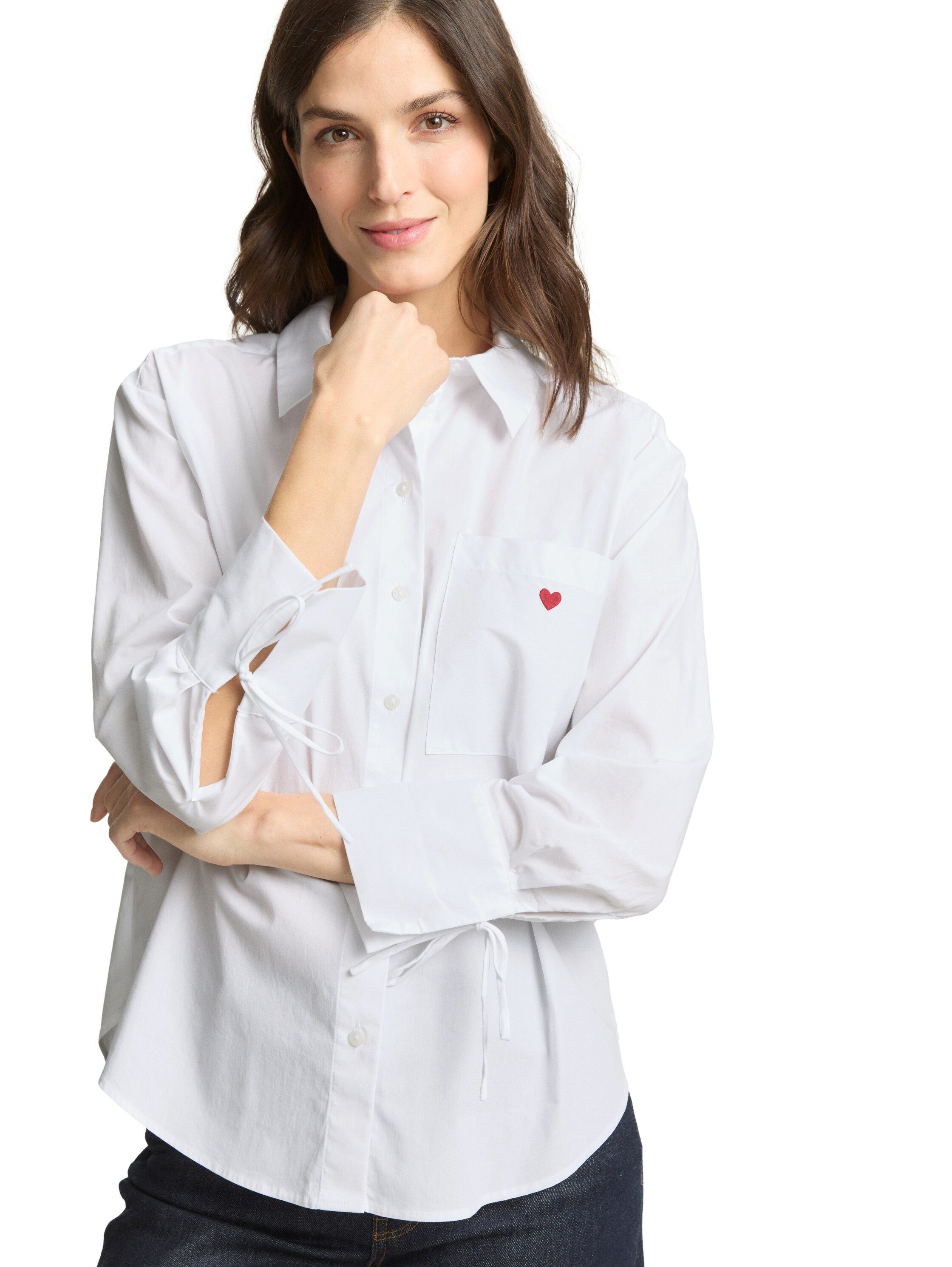 TOM TAILOR Hemdbluse mit Streifen Muster günstig online kaufen