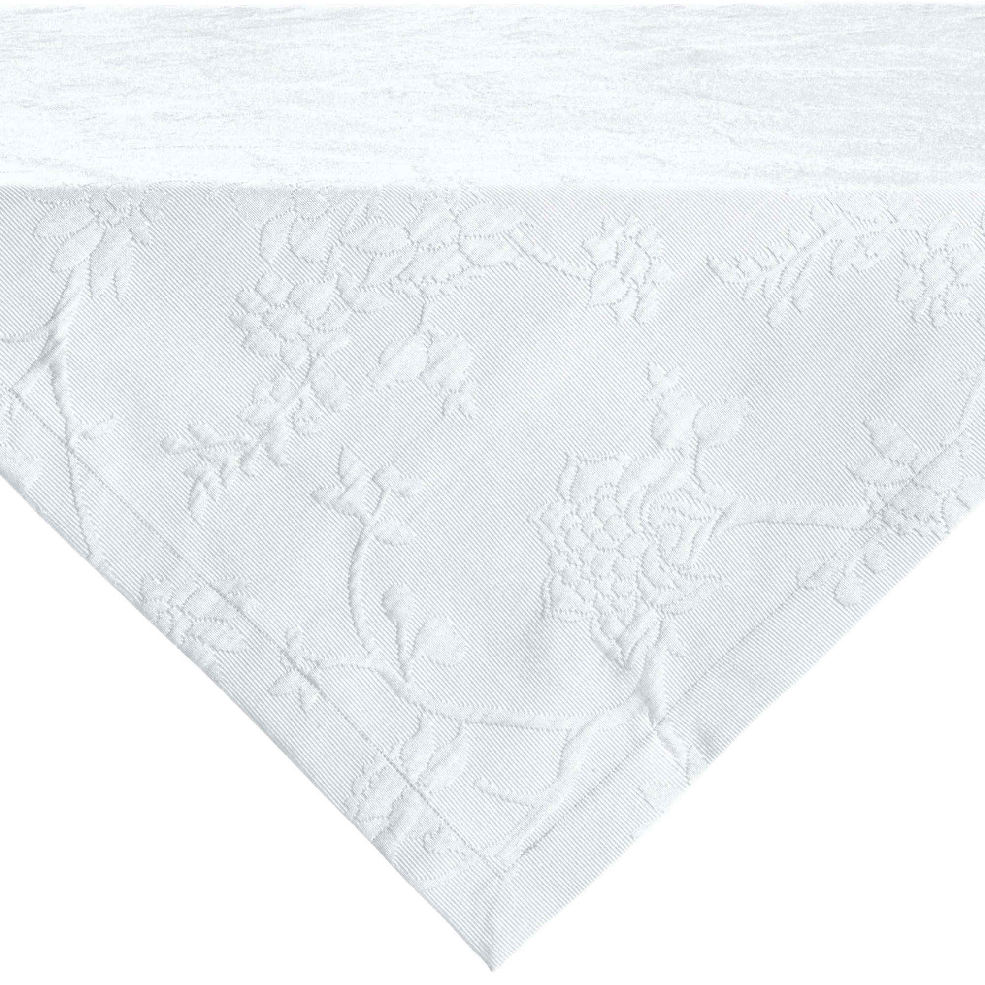 Erwin Müller Mitteldecke Mitteldecke "Arnsberg", bügelleicht Uni/Blumen