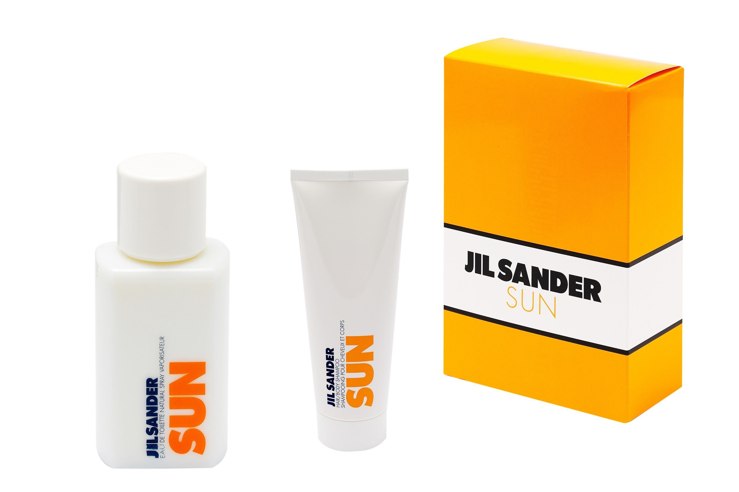 JIL SANDER Duft-Set Jil Sander Sun, 2-tlg., Das Set beinhaltet: Eau de  Toilette Spray 75 ml + Duschgel 75 ml