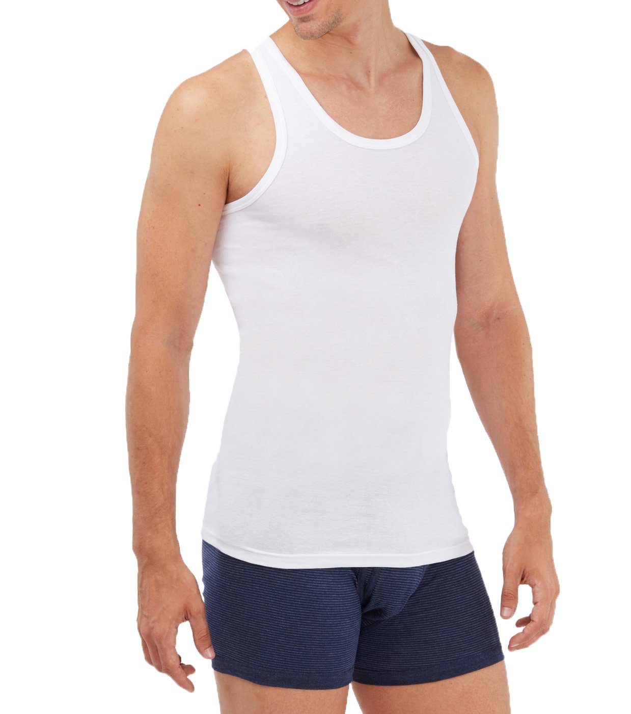 Schöller Unterhemd FEINRIPP (Mehrpack, 6-St) mit Rundhals-Ausschnitt, 6er P günstig online kaufen