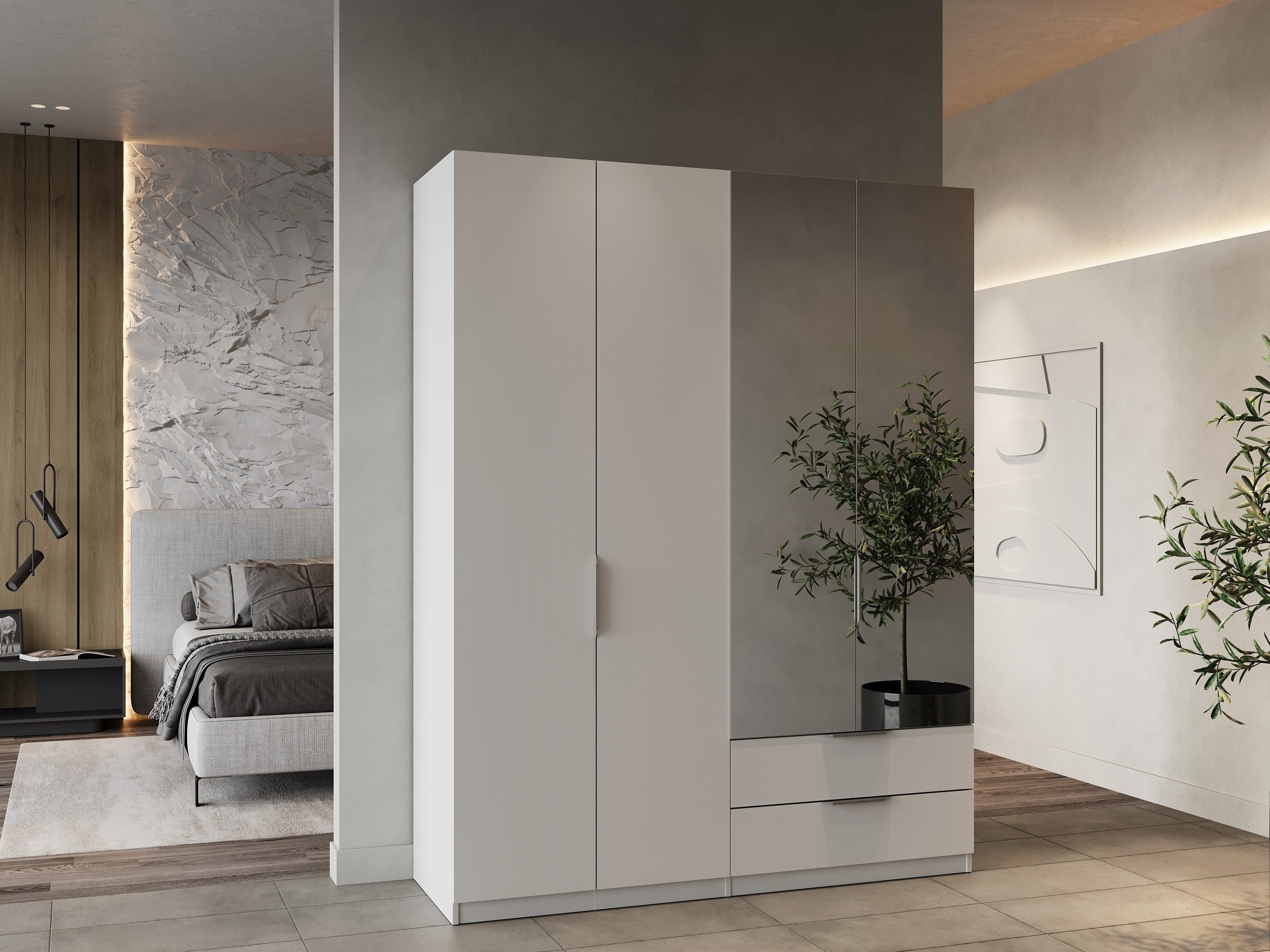 Drehtürenschrank GHOST