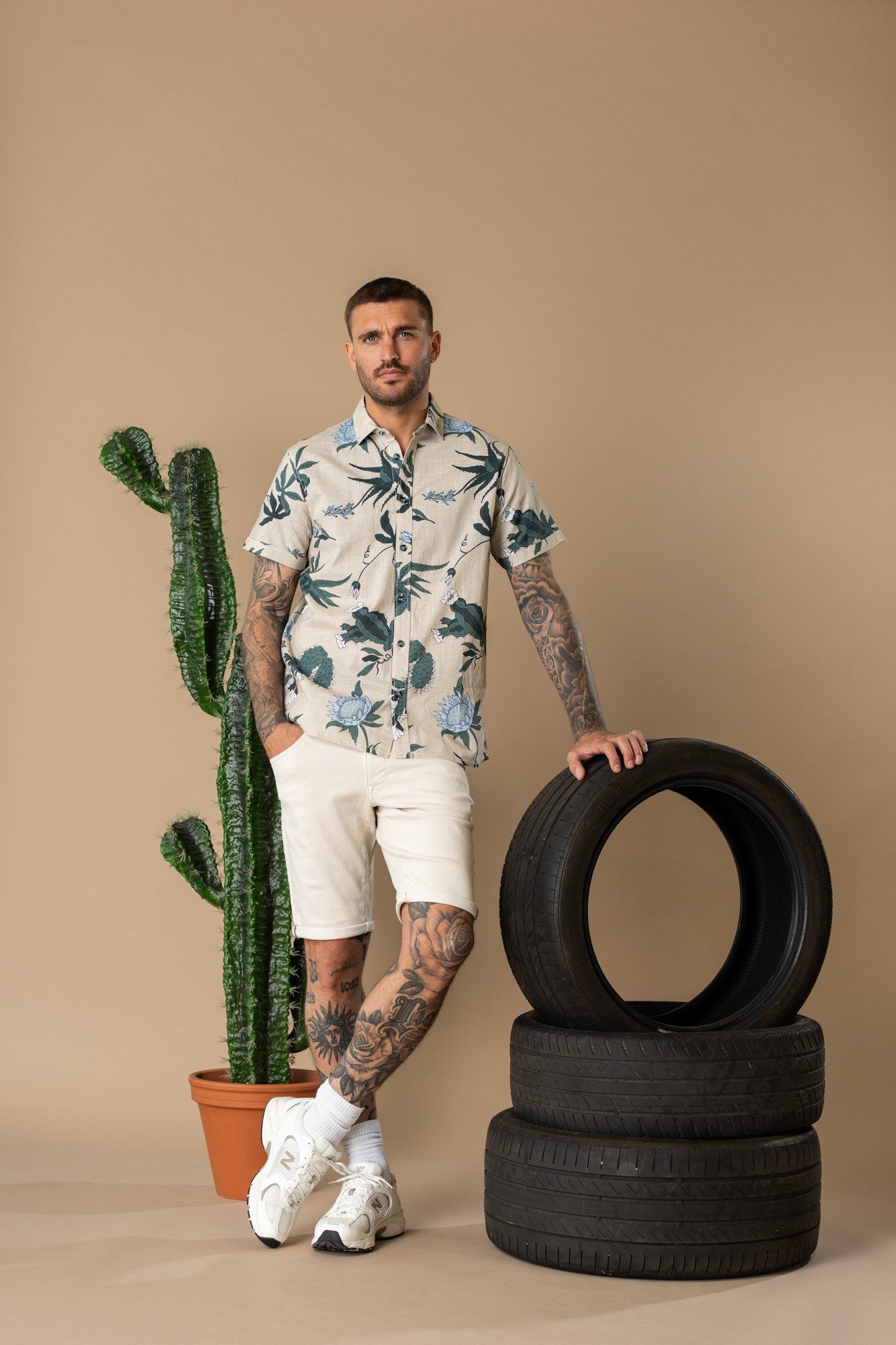 Petrol Industries Kurzarmhemd Men Shirt Short Sleeve AOP mit All-Over Print – Bild 5 von 5