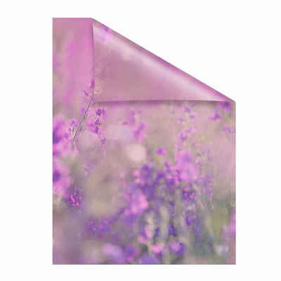 Fensterfolie Blumenwiese, LICHTBLICK ORIGINAL, blickdicht, strukturiert