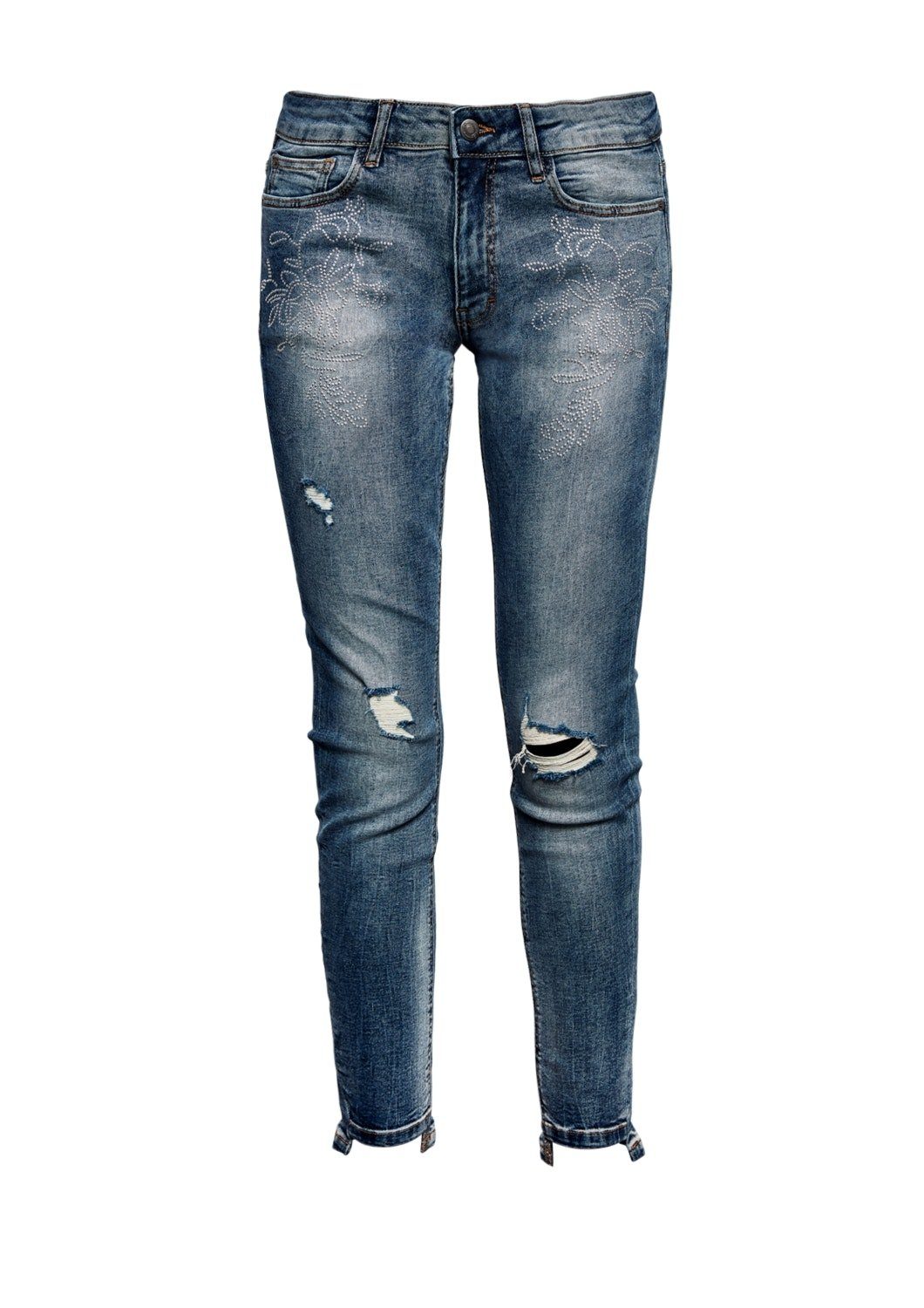 QS 5-Pocket-Jeans Ankle-Jeans