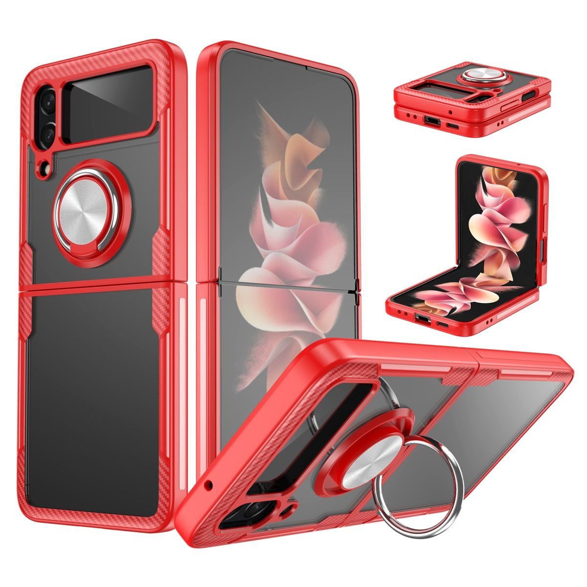 König Design Handyhülle Samsung Galaxy Z Flip4 5G, Schutzhülle Case Cover Backcover Etuis Bumper