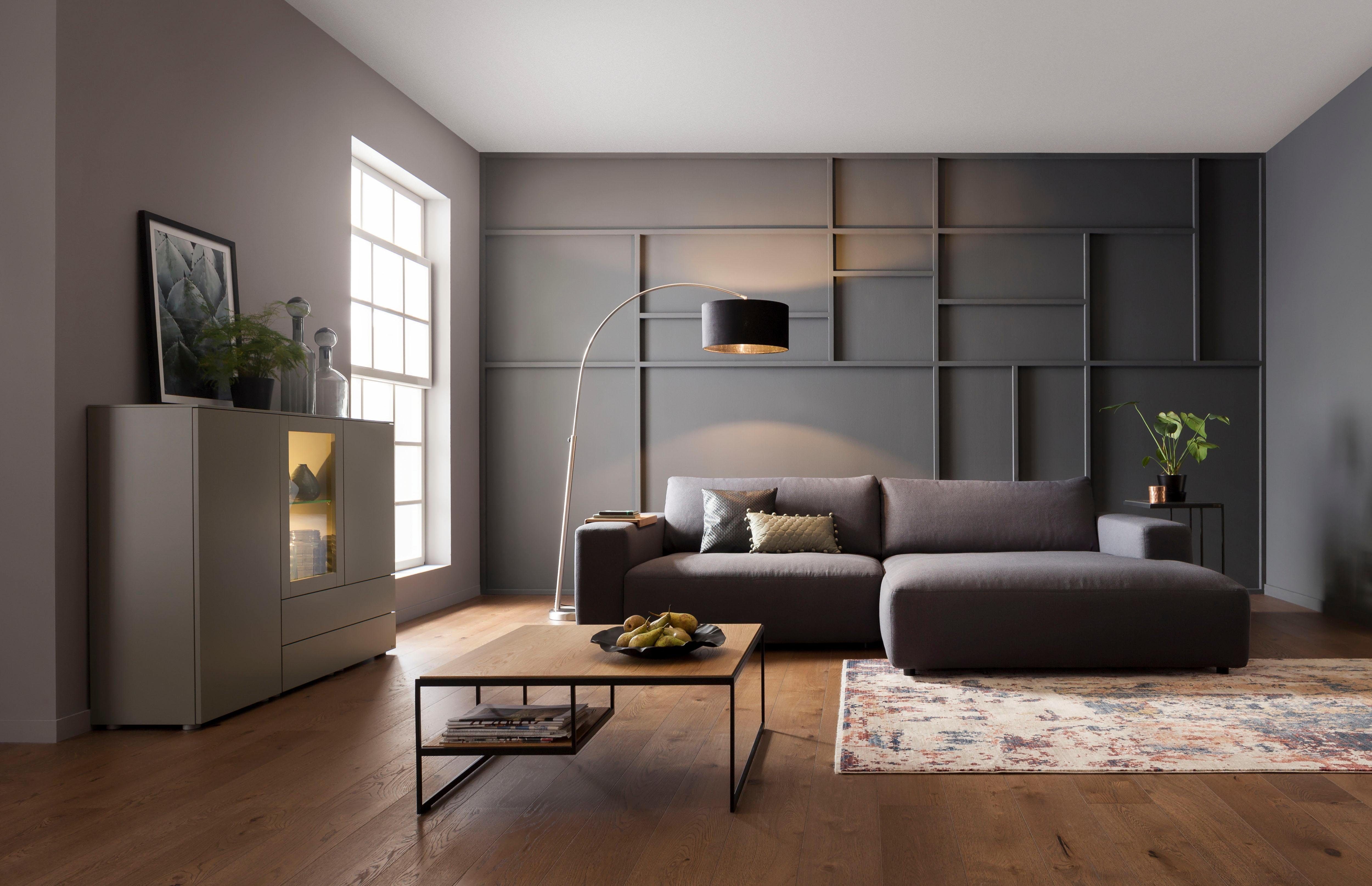 Musterring Ecksofa LUCIA zeitlos, bequem, schöne Detailverarbeitung Breite 296cm, L-Form