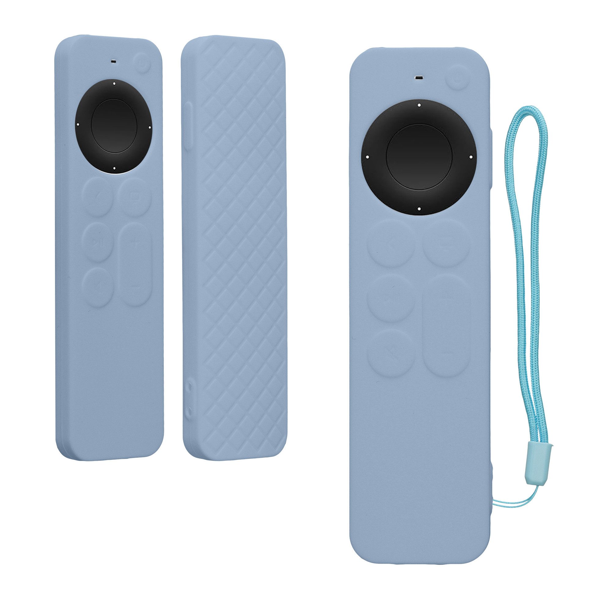 kwmobile Siri Remote 3rd / 2nd Gen Hülle Universal-Fernbedienung (Fernbedienung Silikon Case)