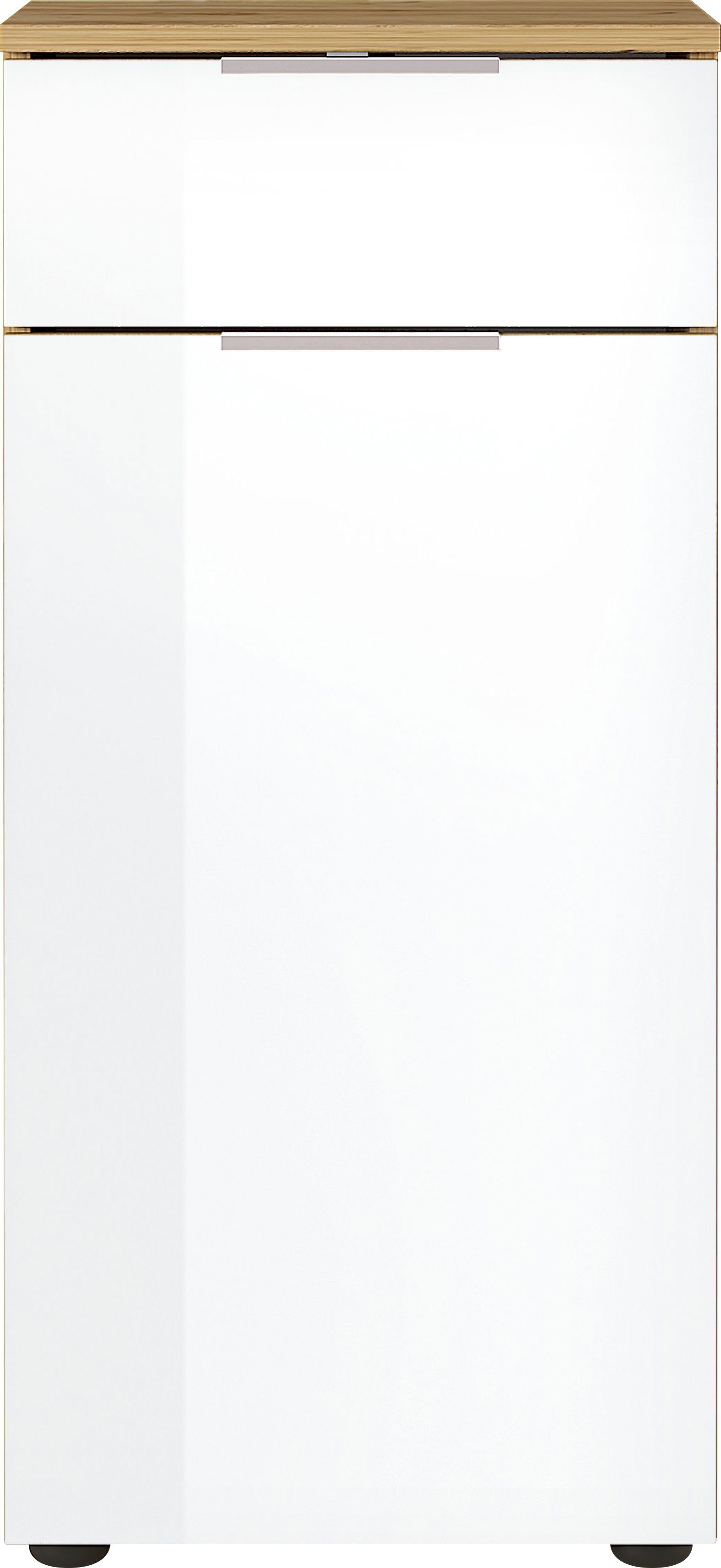 GERMANIA Unterschrank Avino Soft-Close-Funktion Glasfronten, 39 cm, Breite