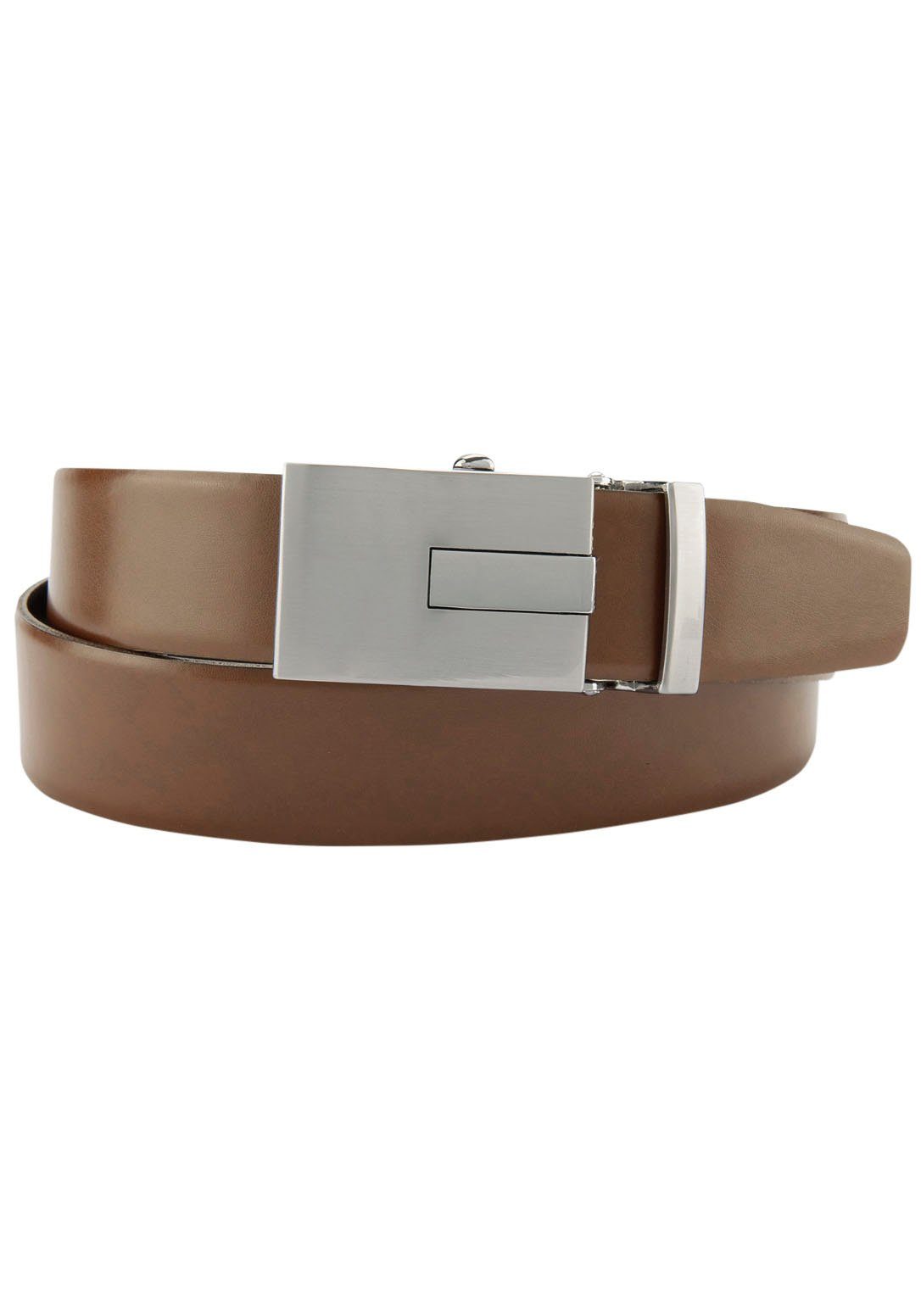 BERND GÖTZ Koppelgürtel mit stufenloser Schließe, leicht bombiert