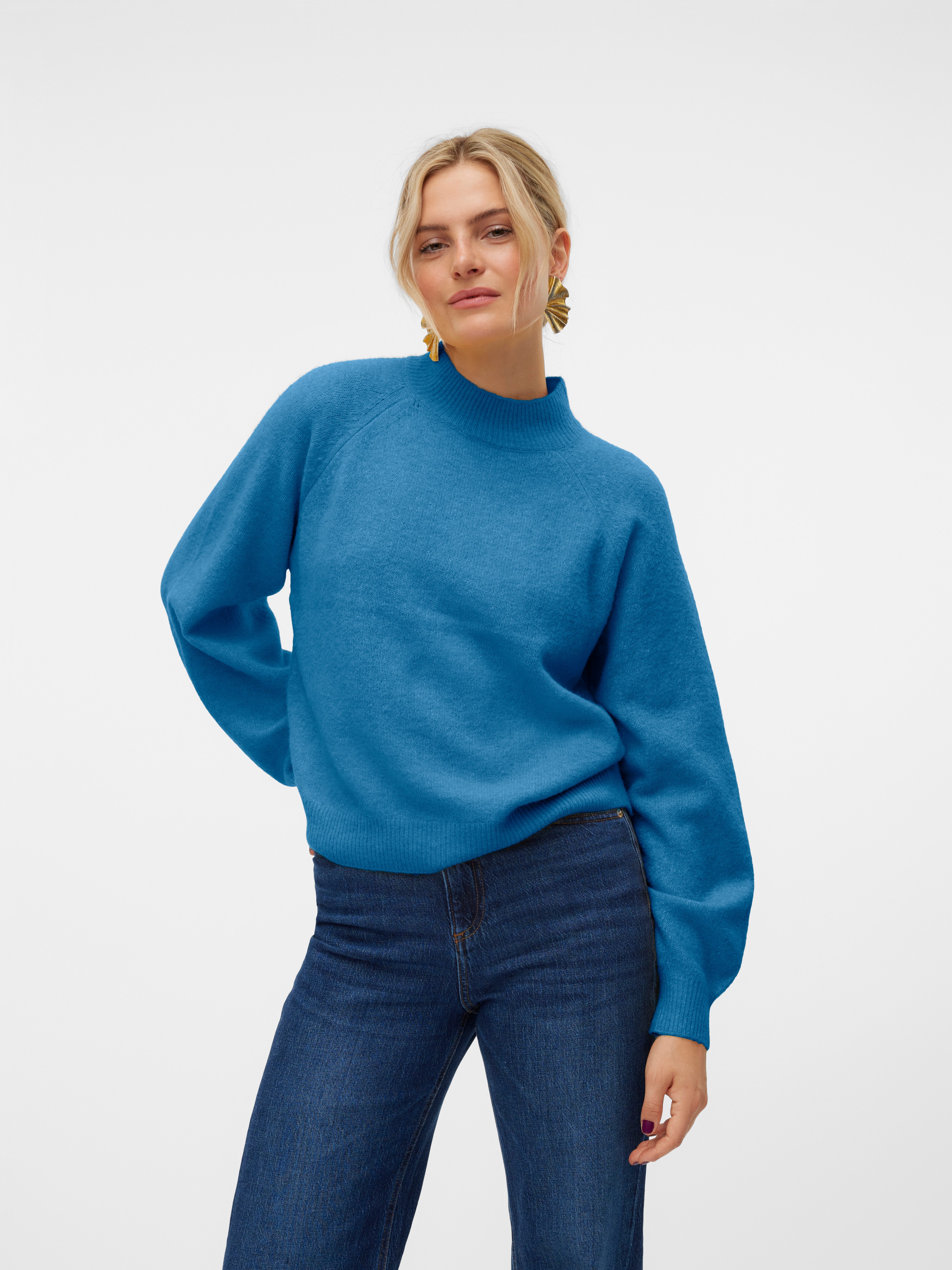Vero Moda Strickpullover VMLEAF LS HIGH günstig online kaufen