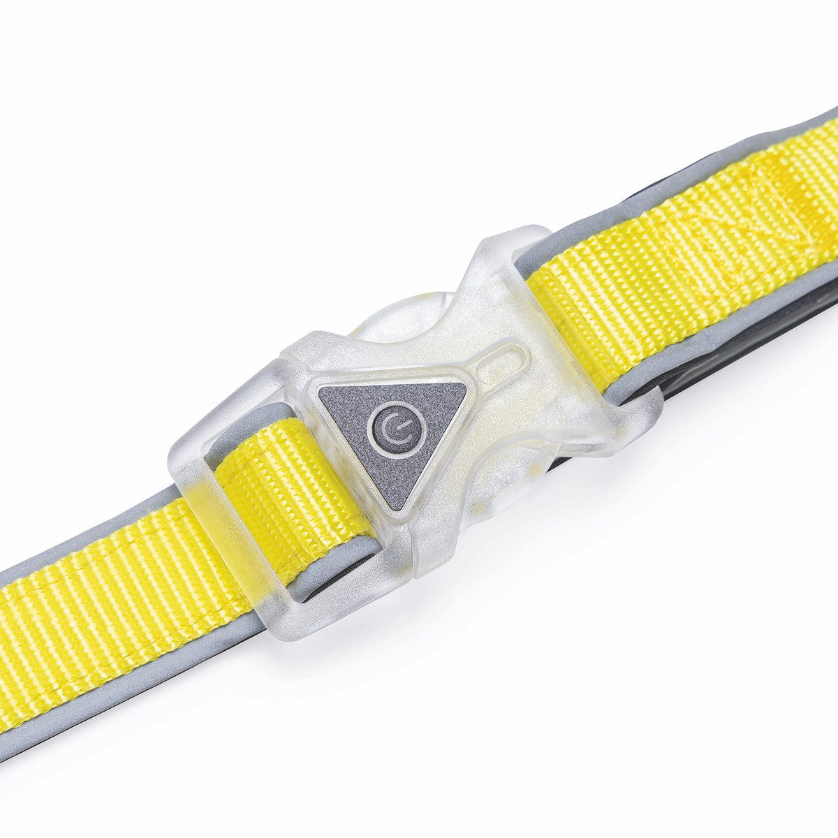 Beeztees Hundeleine Hundeleine LED Parinca Premium gelb