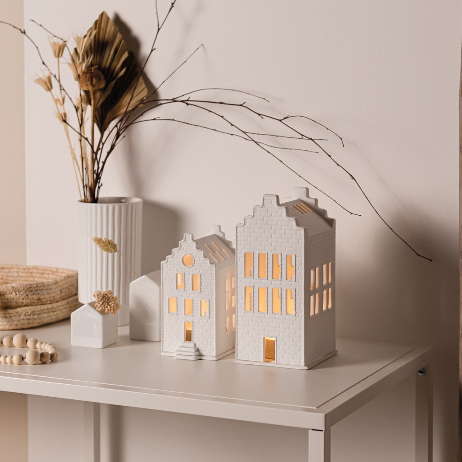 Räder Design Teelichthalter Lichthaus Kleines Backsteinhaus günstig online kaufen