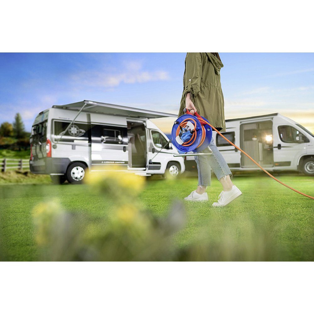 Thumbnail - Brennenstuhl Brennenstuhl 1182470100 Kabeltrommel 25.00 m CEE-Stecker 16 A 3polig Kabeltrommel (Kabellänge 25.00 m)