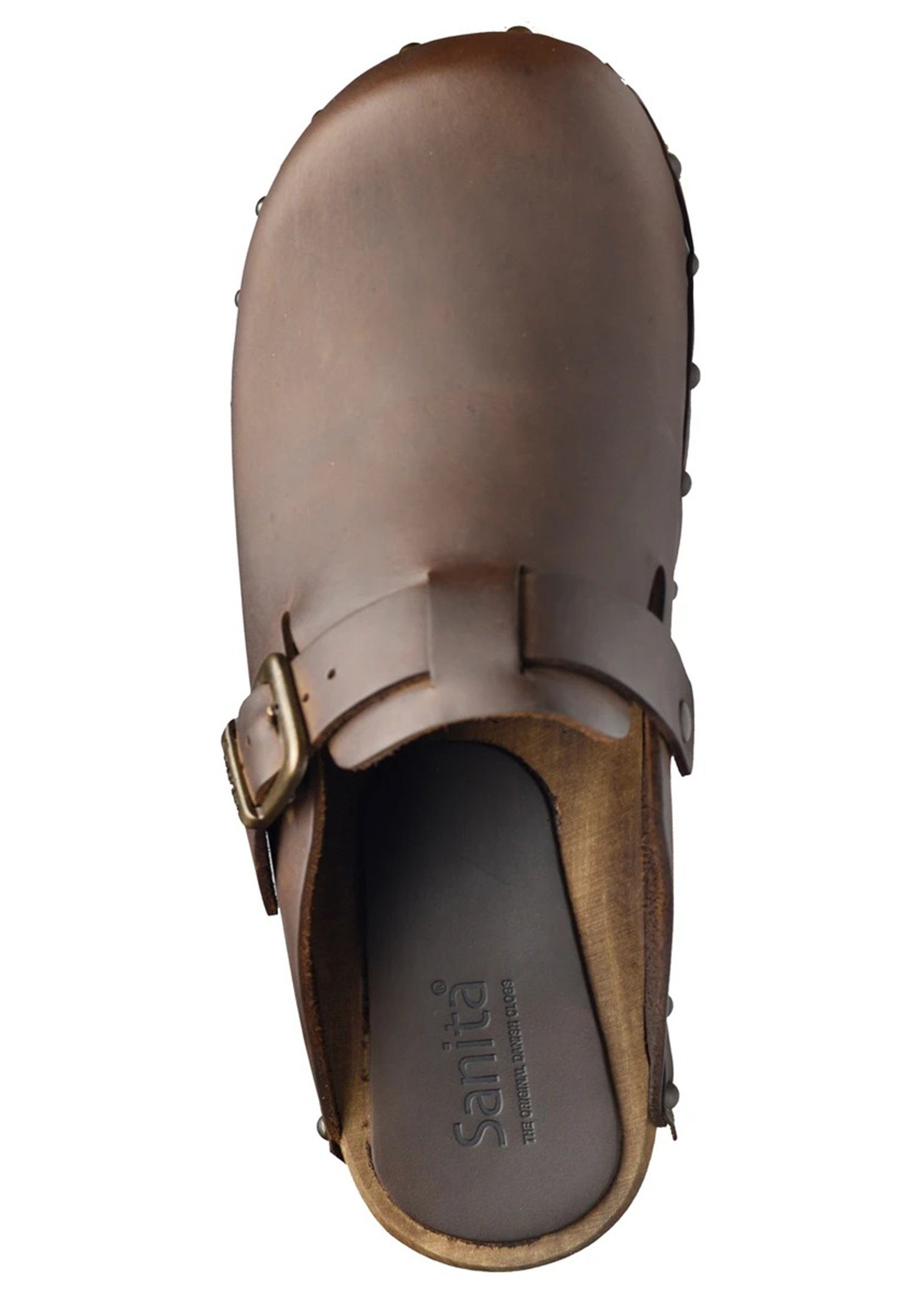 Sanita Wood Kristal open Pantolette