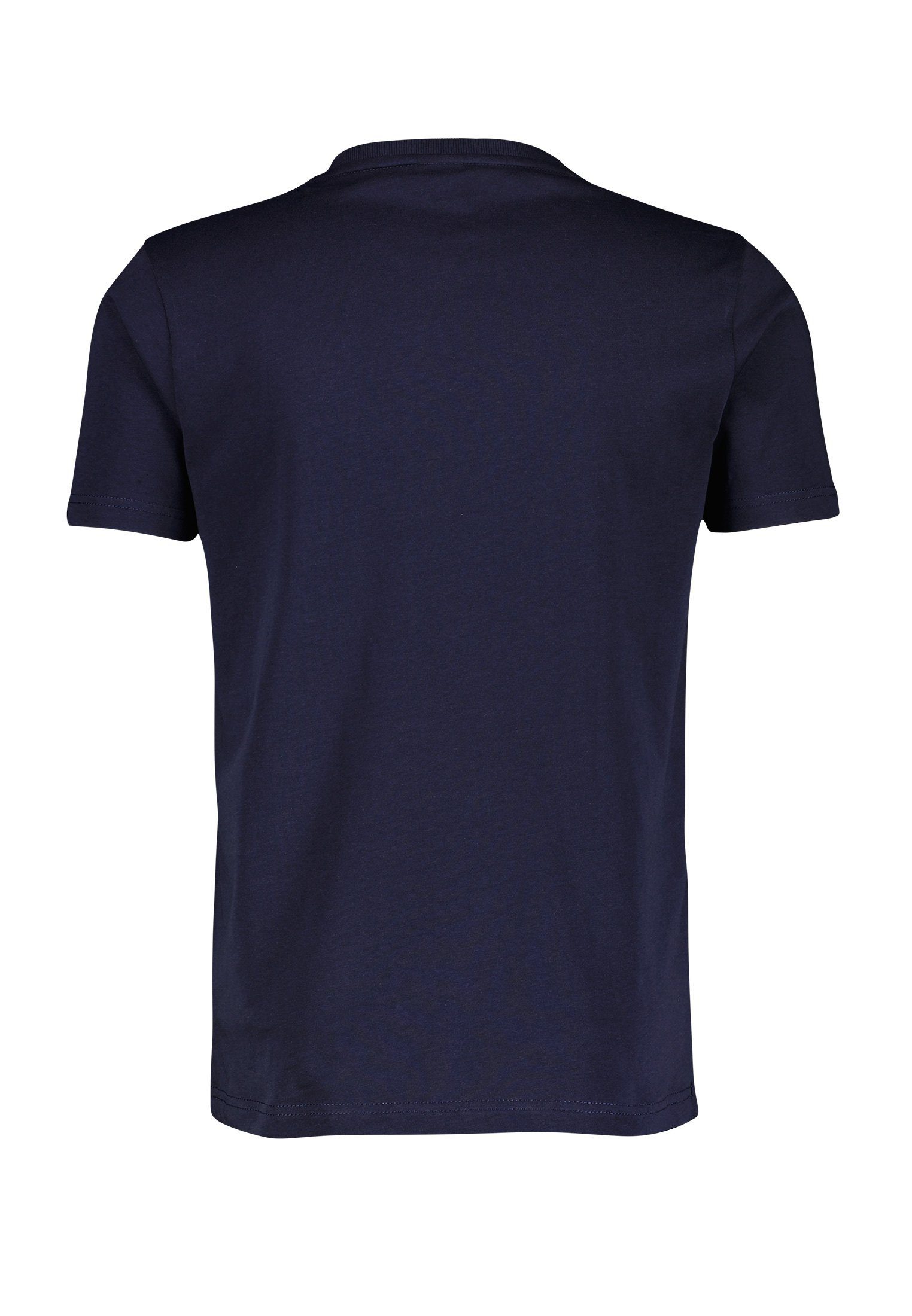 LERROS T-Shirt T-Shirt NAVY Brustprint LERROS mit