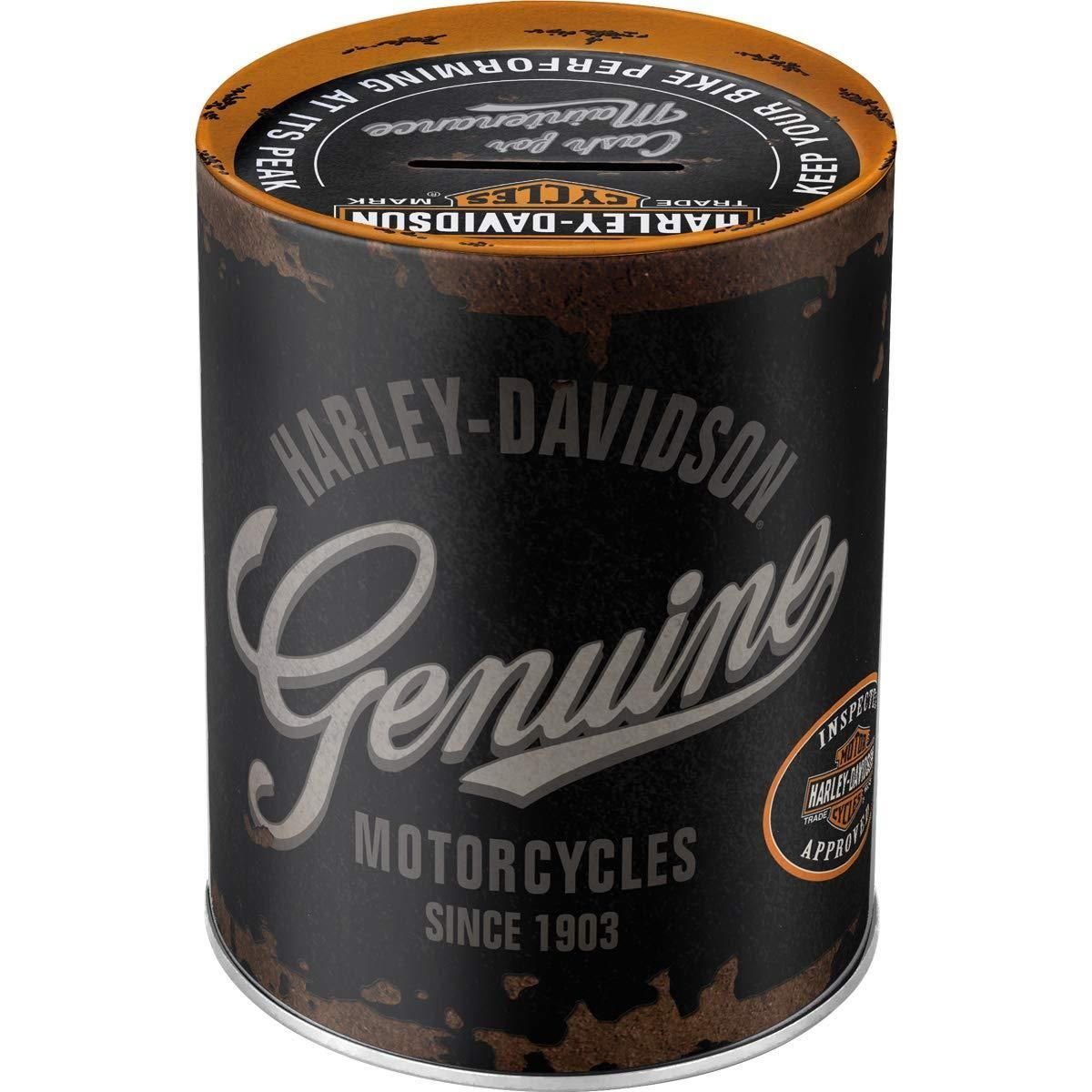 Nostalgic-Art Spardose Spardose Sparbüchse - Harley-Davidson Genuine Logo günstig online kaufen