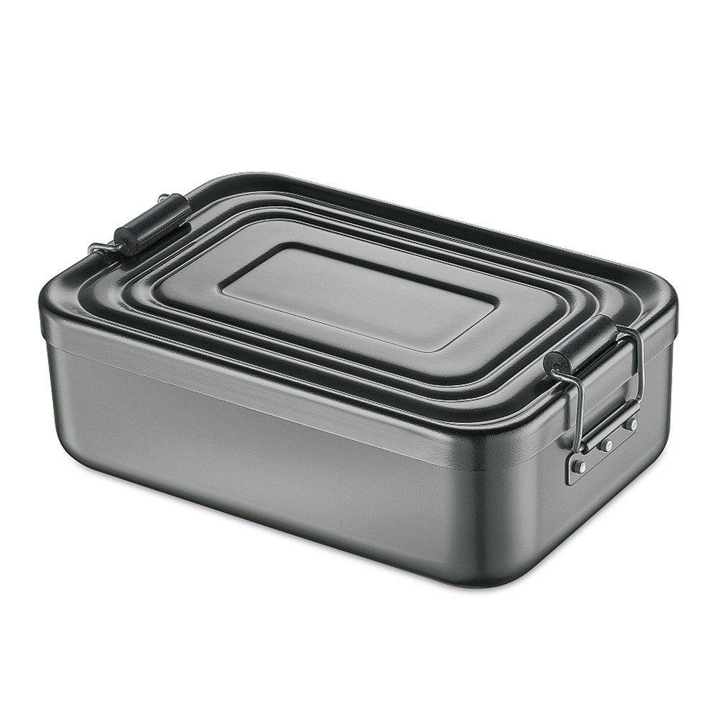 Küchenprofi Lunchbox KÜCHENPROFI Lunchbox Anthrazit 23 cm x 15 cm, Aluminium