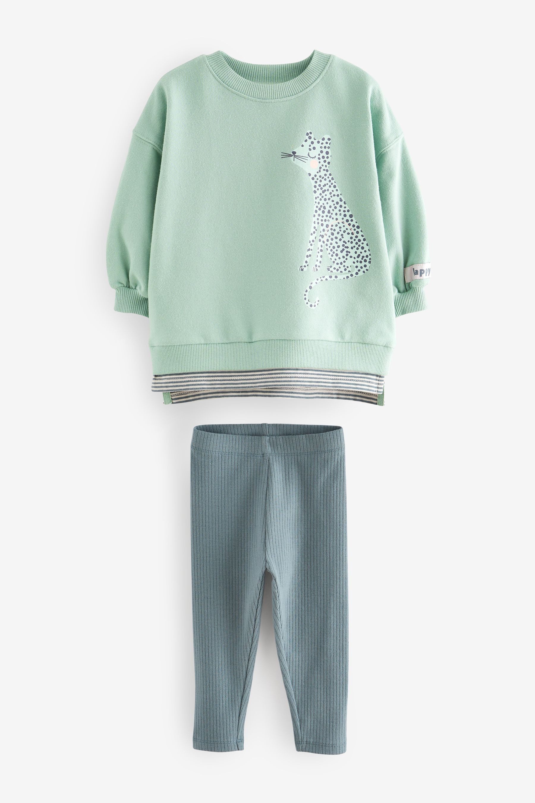 Shirt & Hose Sweatshirt und Leggings im Set