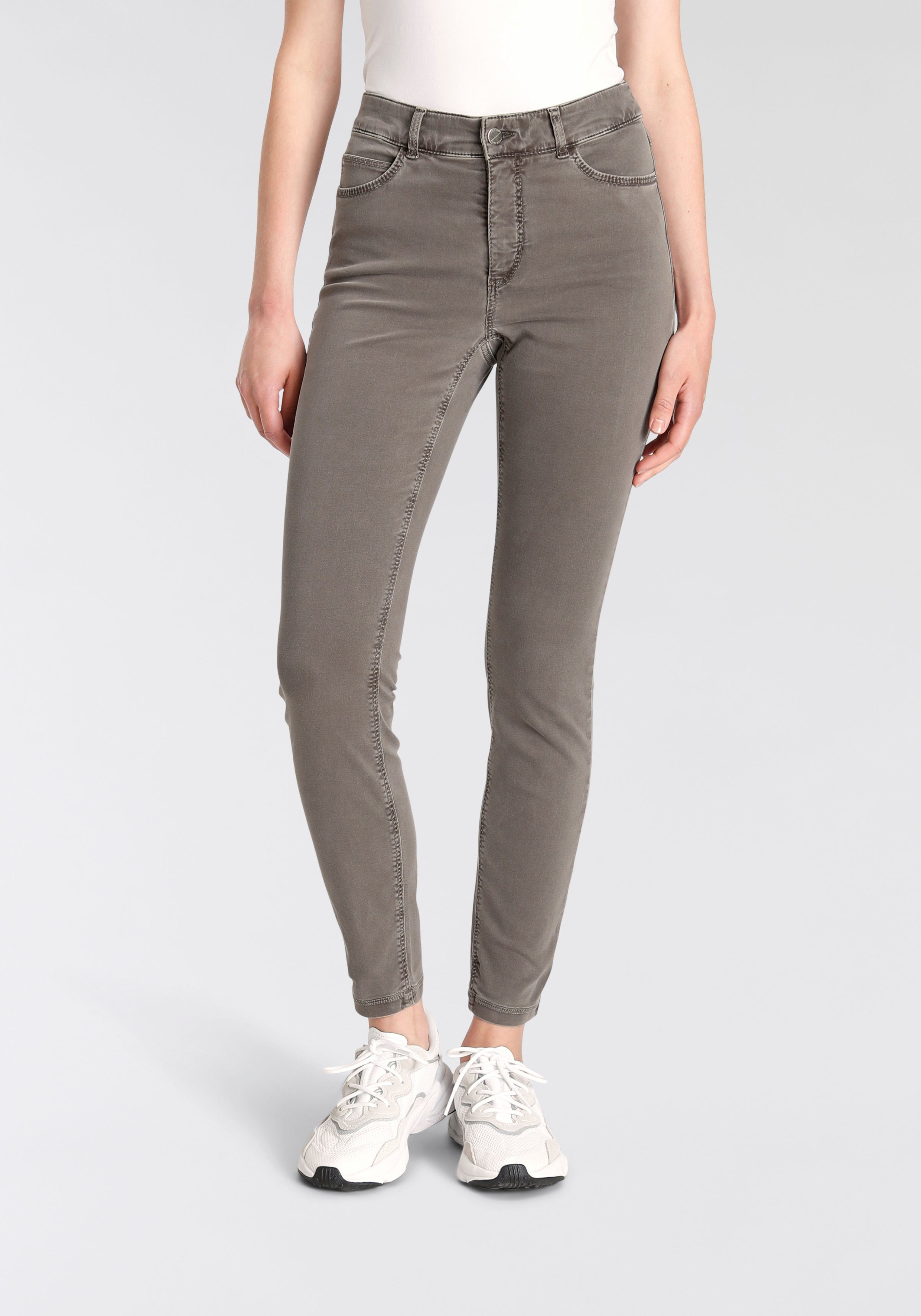 MAC sorgt den Skinny-fit-Jeans grey-taupe für Qualität Dream used Sitz perfekten Hochelastische Skinny