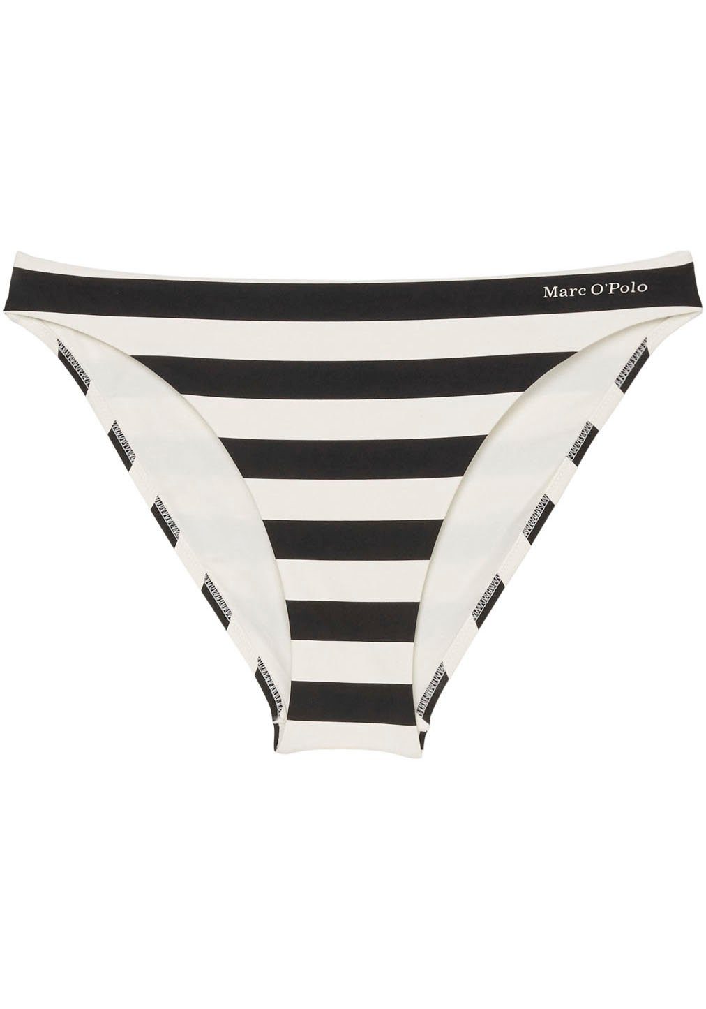 Marc O'Polo Bikini-Hose Classic Stripes mit kleinem Logoschirftzug günstig online kaufen