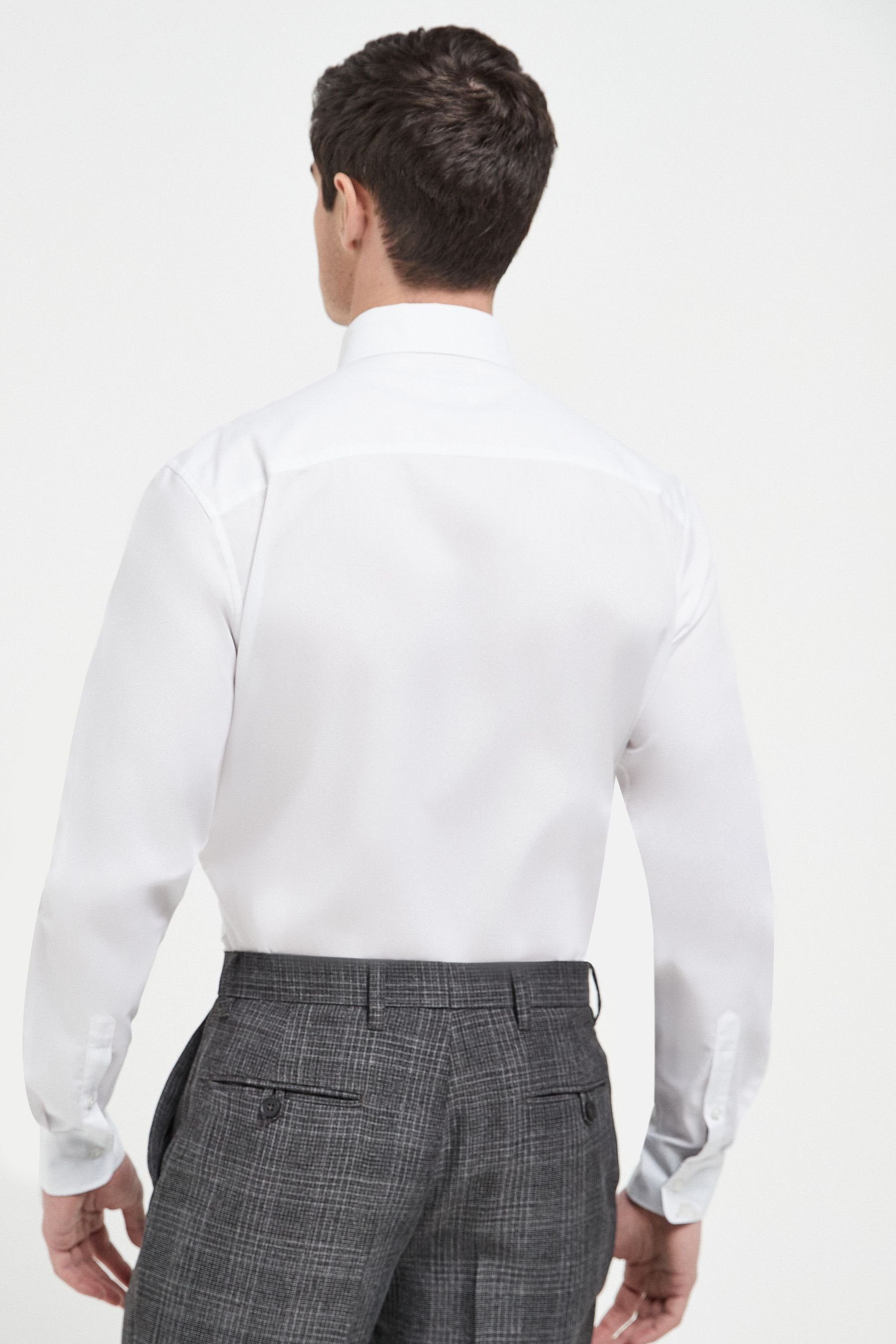 Next Businesshemd Bügelleichtes Slim Fit Button-down-Oxfordhemd günstig online kaufen